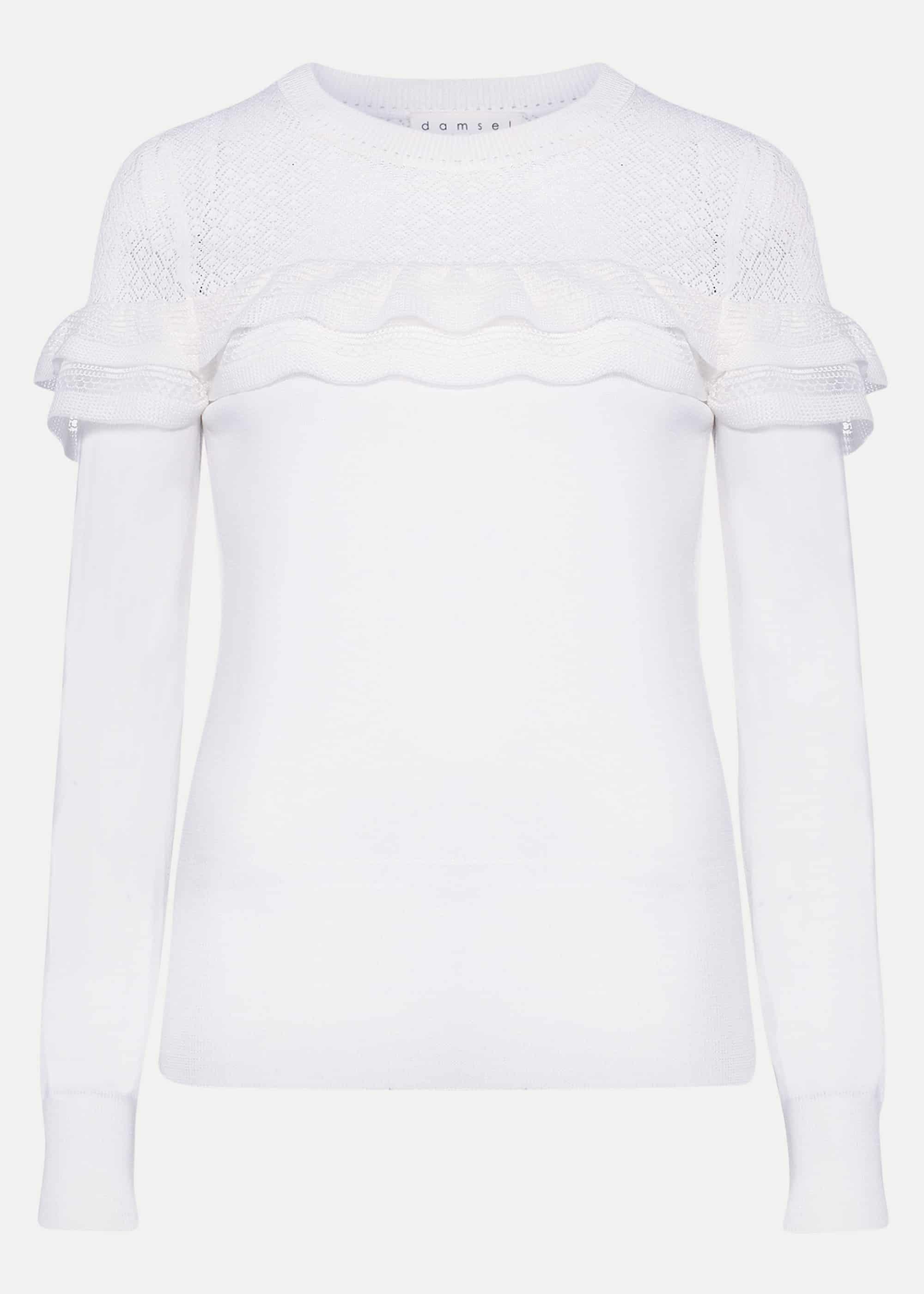Hefina Frill Knit Jumper