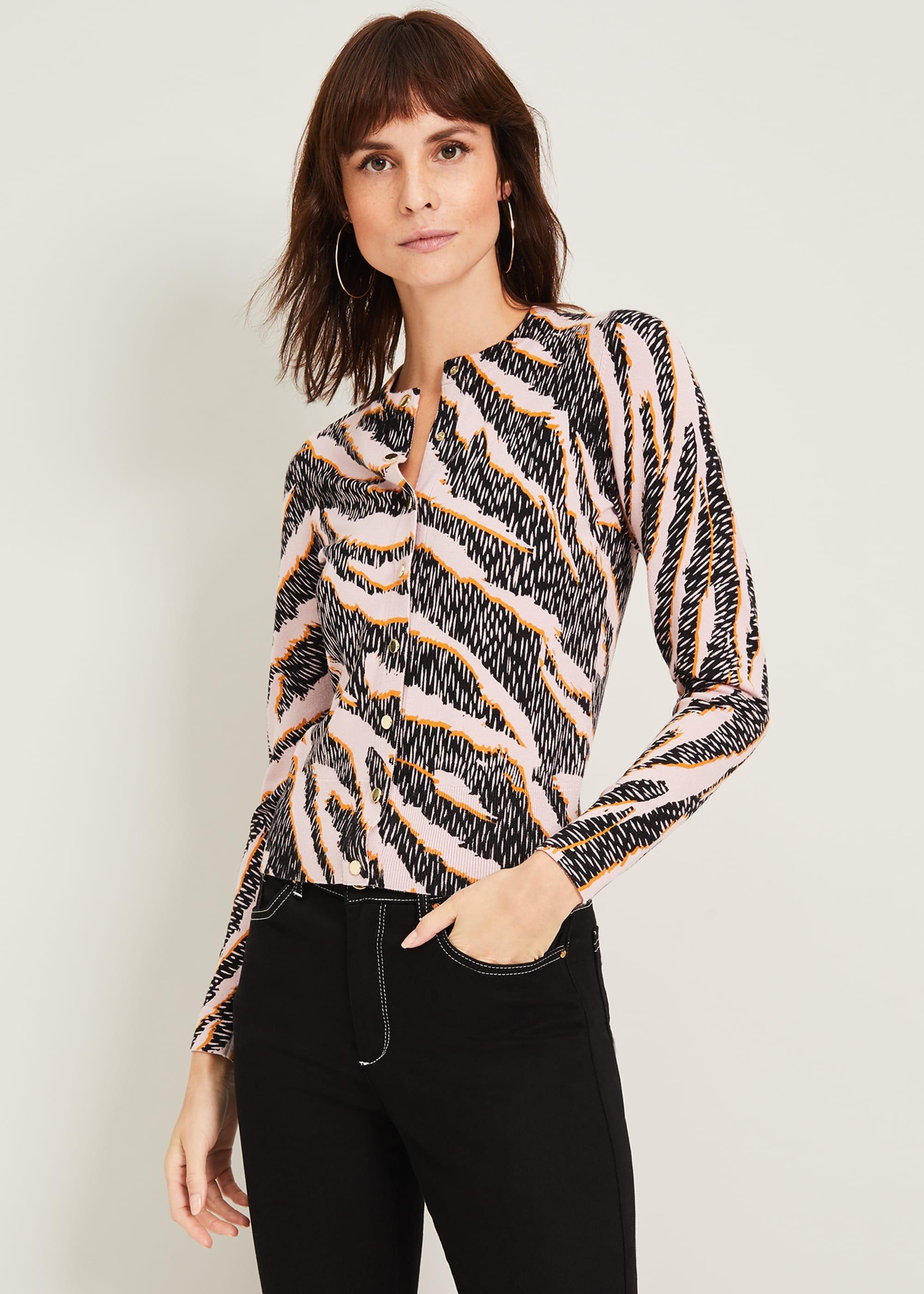 Zaria Zebra Cardigan