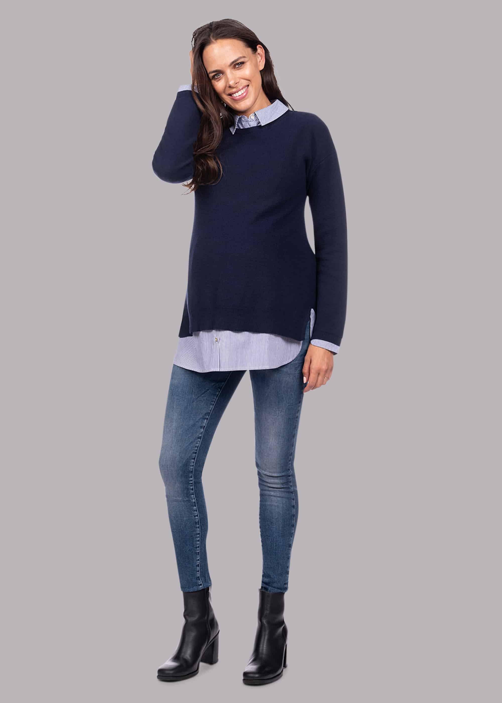 Emily Maternity Layered Nursing Jumper