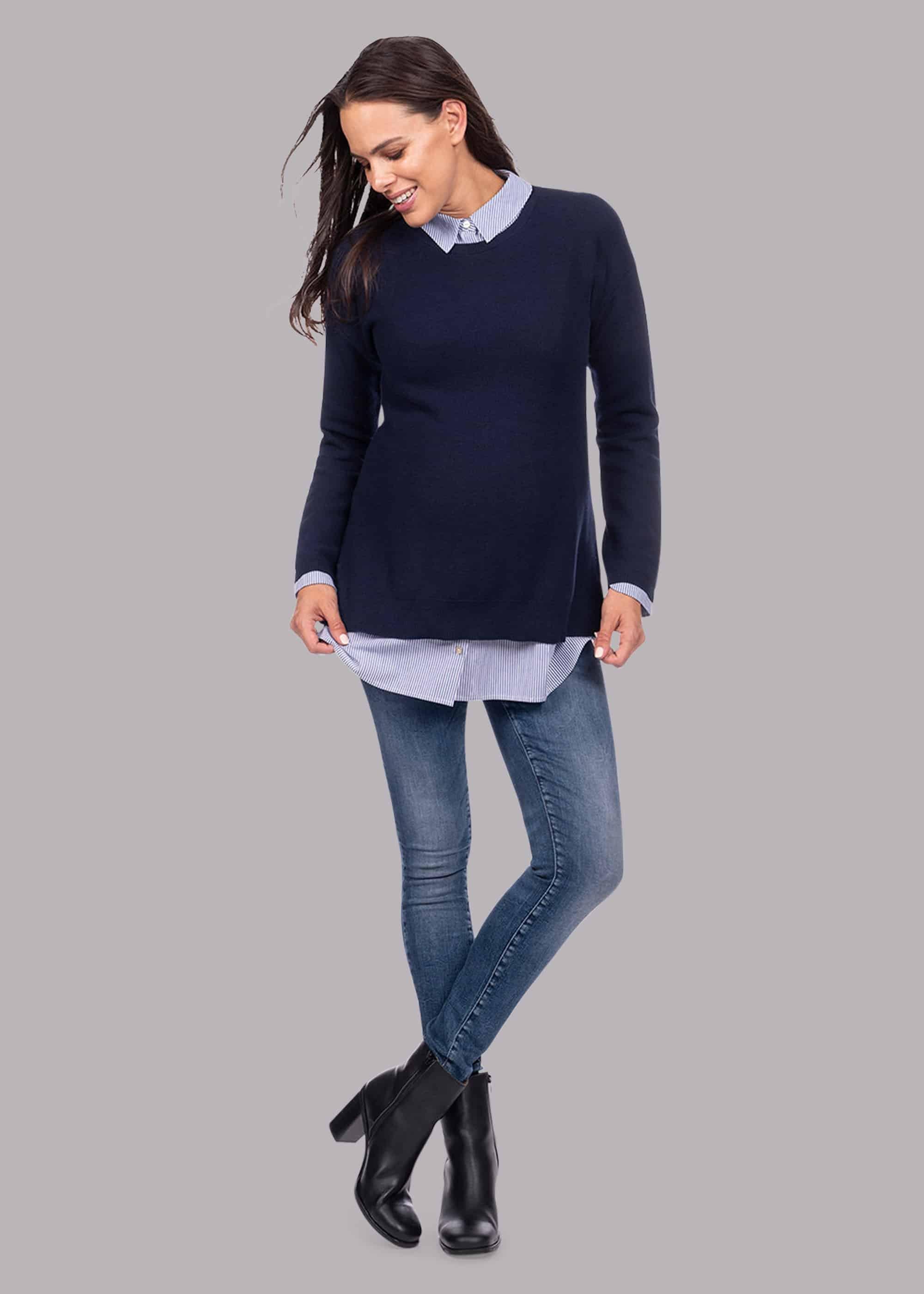 Emily Maternity Layered Nursing Jumper