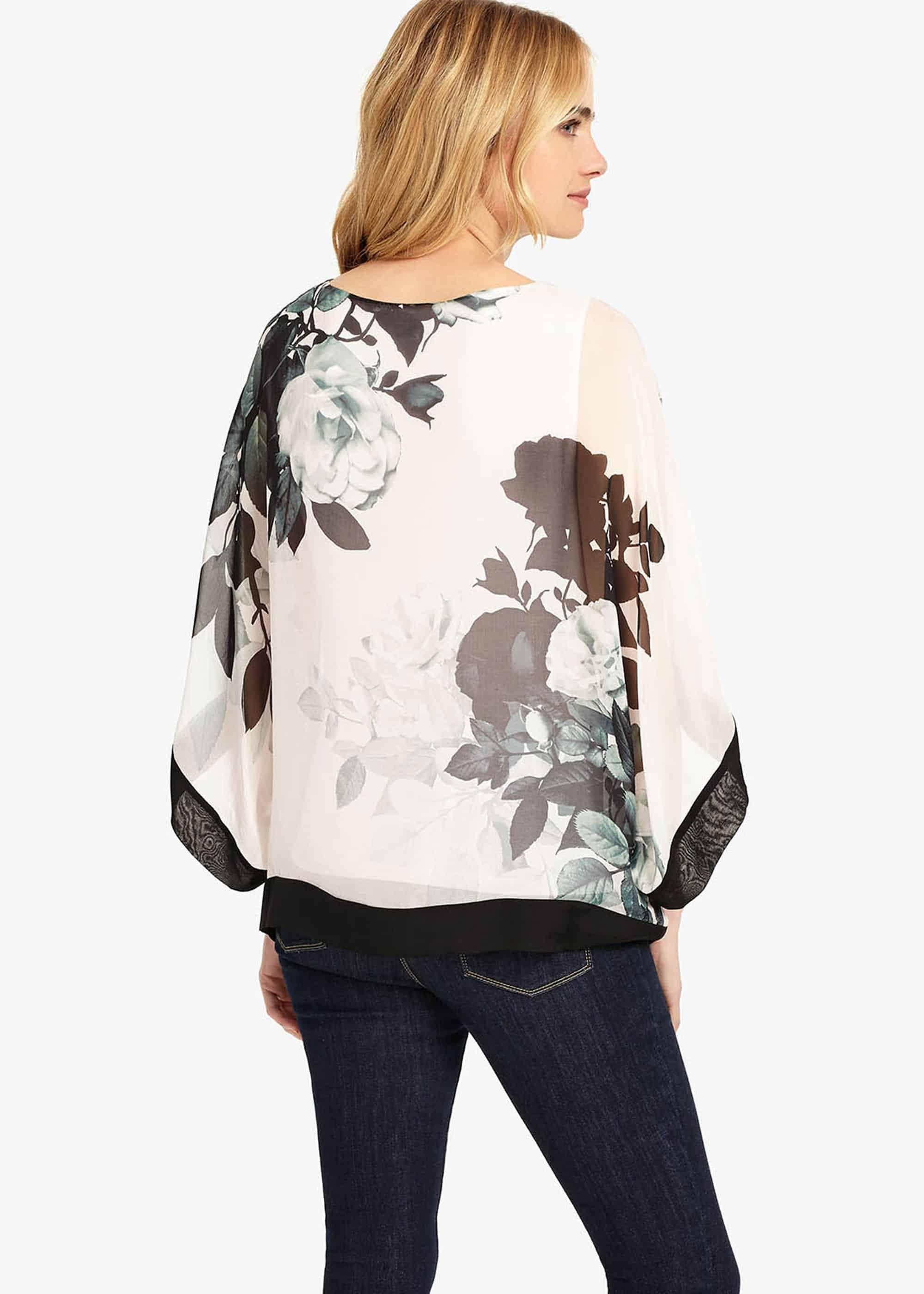 Anabelle Print Silk Blouse