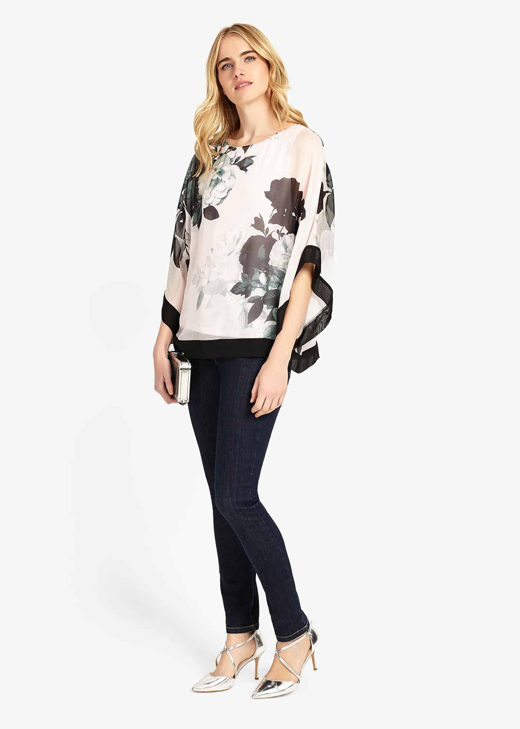 Anabelle Print Silk Blouse