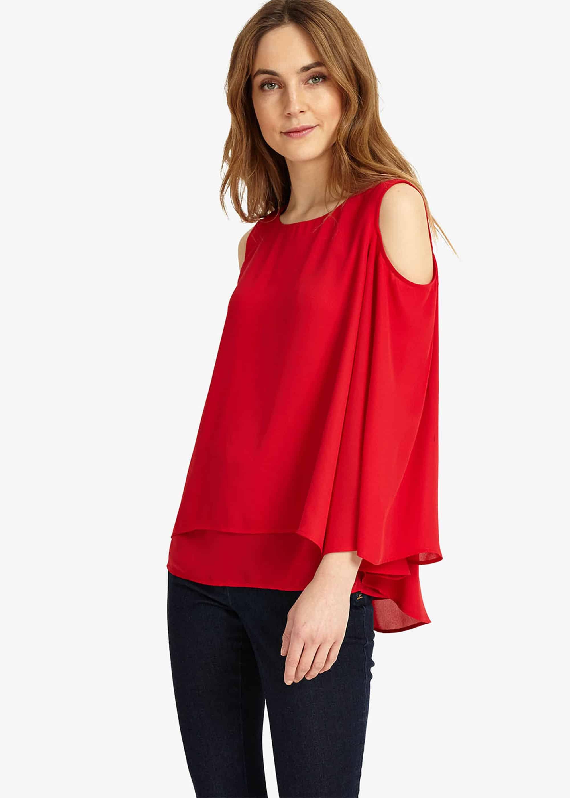 Dania Cold Shoulder Blouse