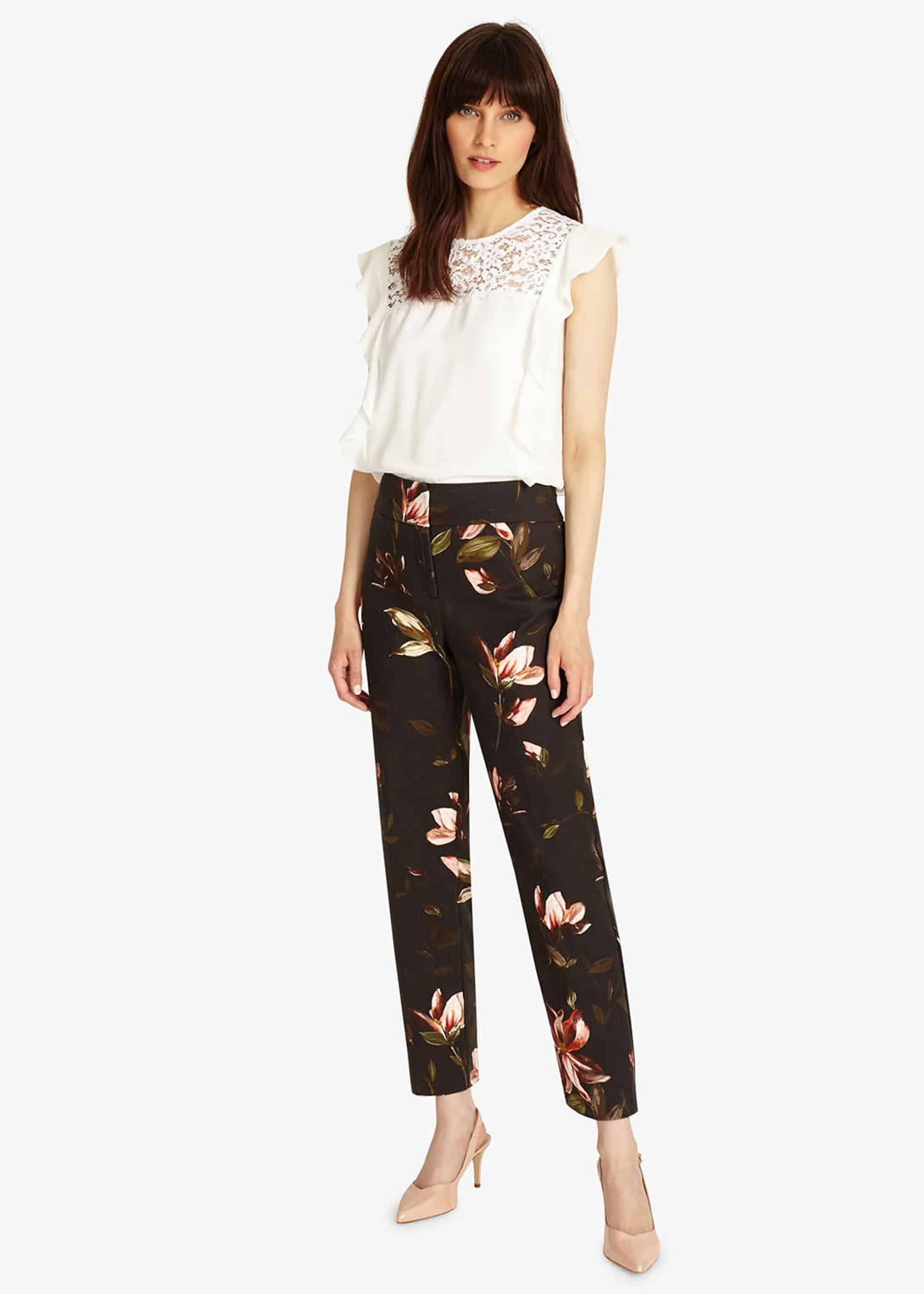Lucie Lace Ruffle Blouse