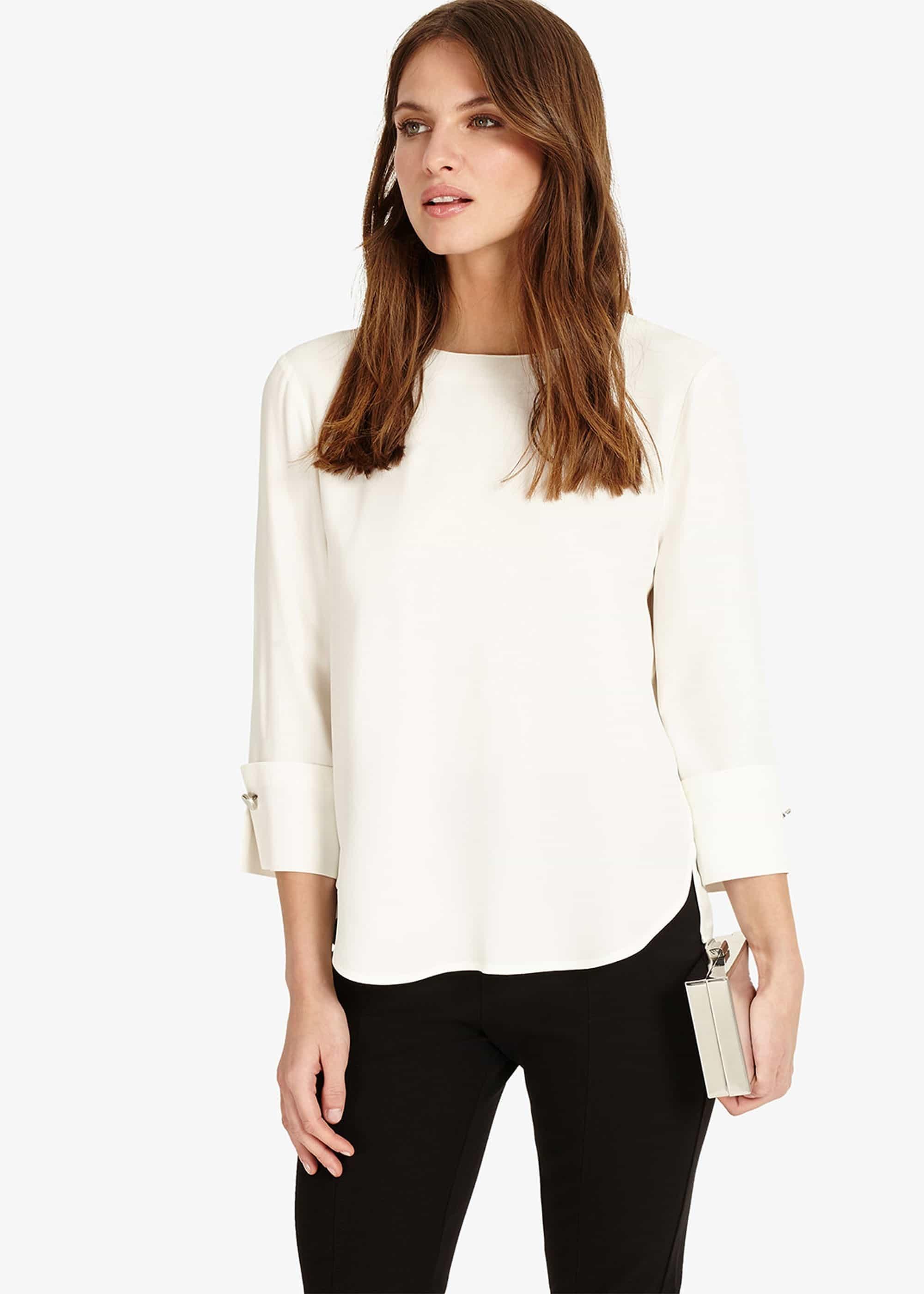 Bettie Cuff Detail Blouse