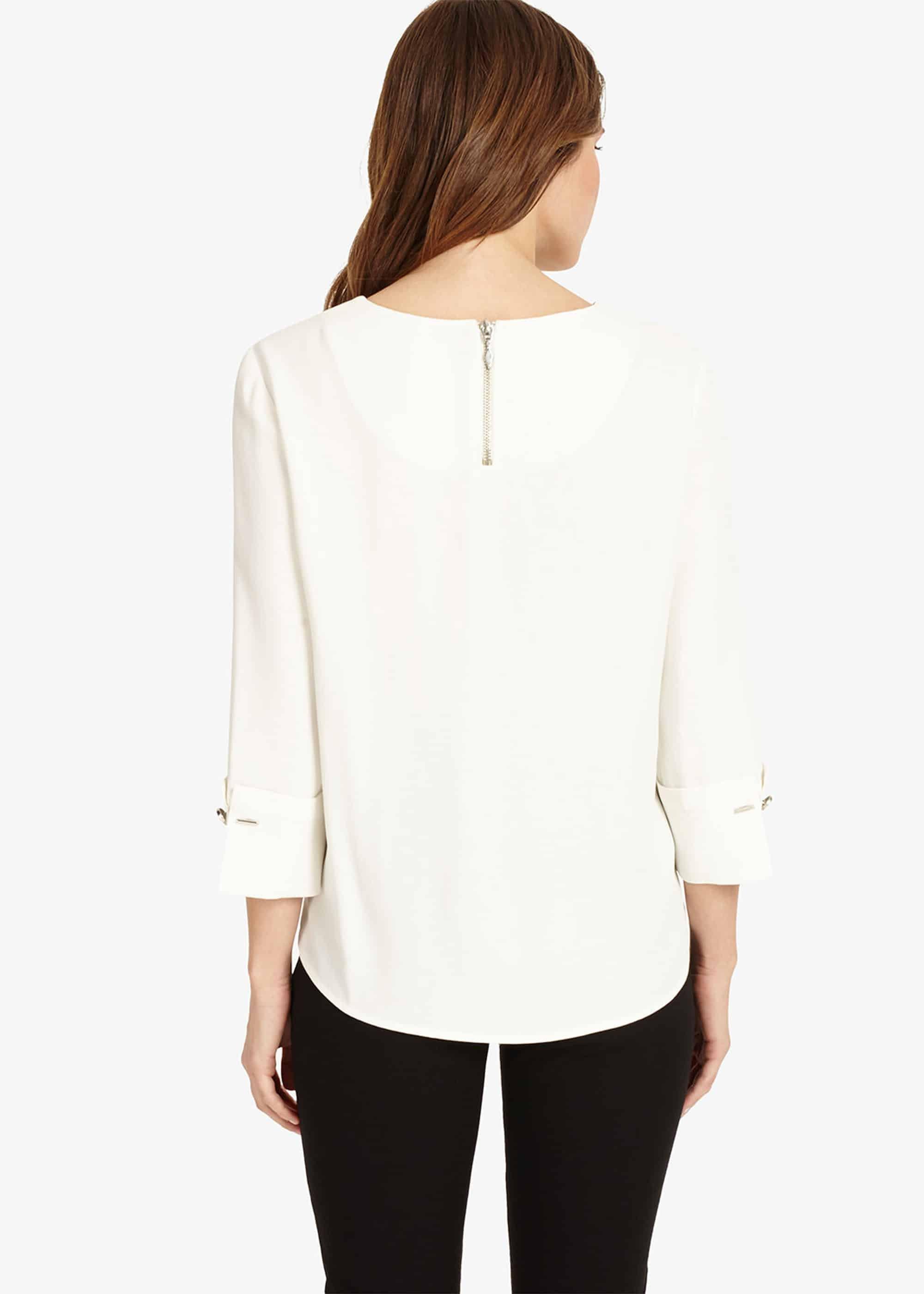 Bettie Cuff Detail Blouse