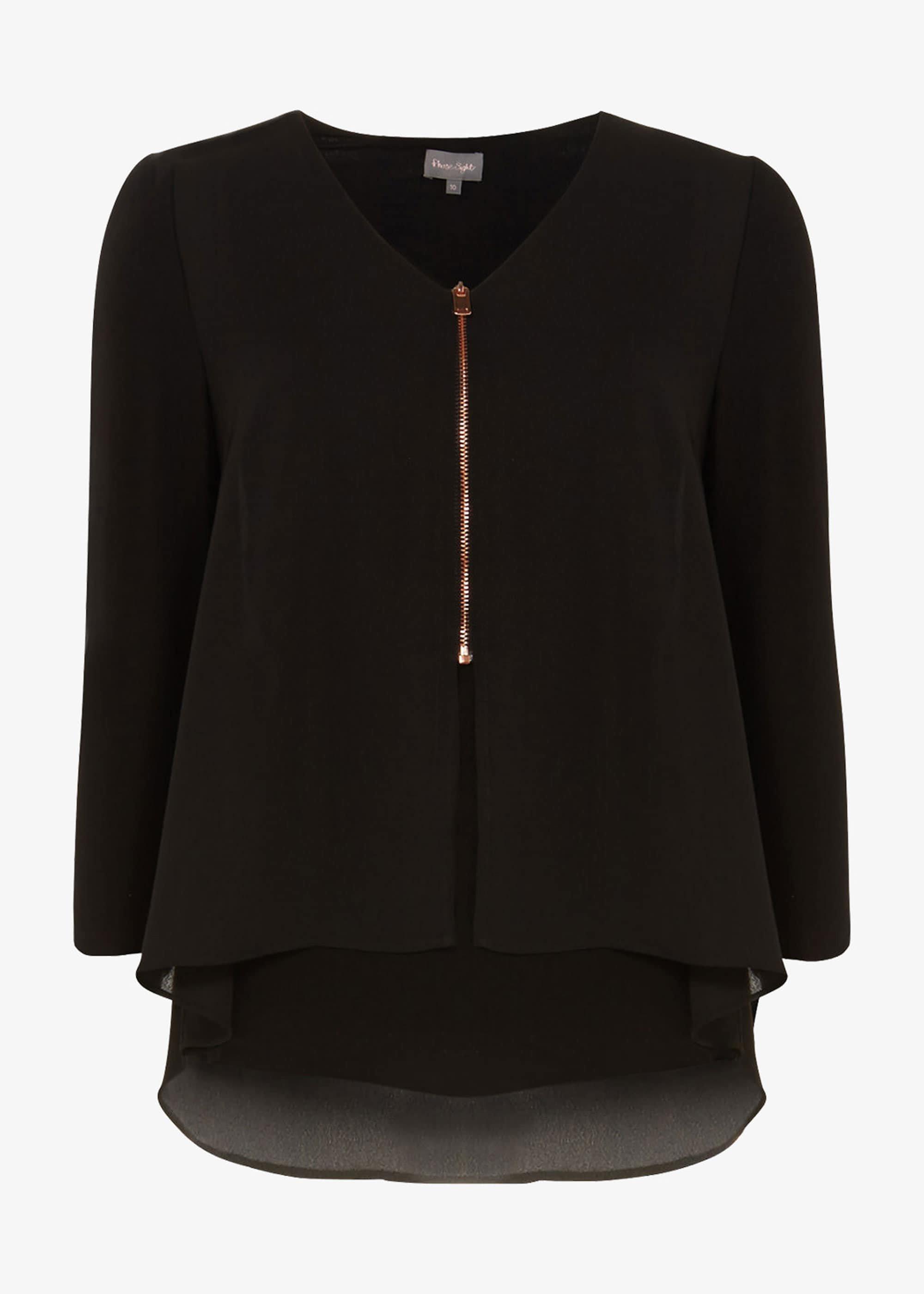 Lenia Zip Blouse