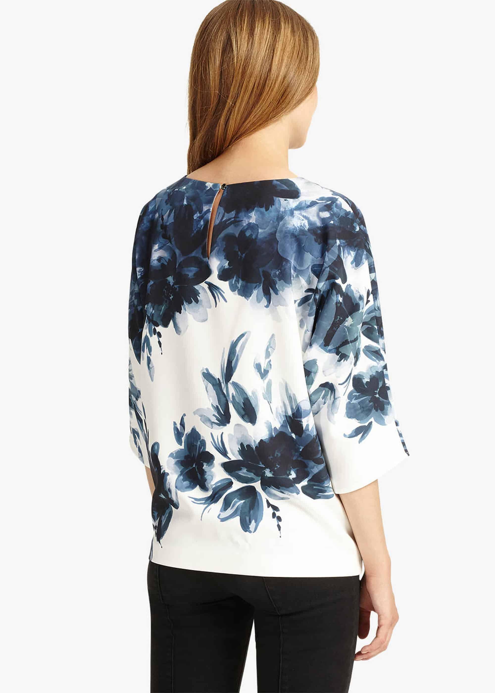 Winter Garden Floral Blouse
