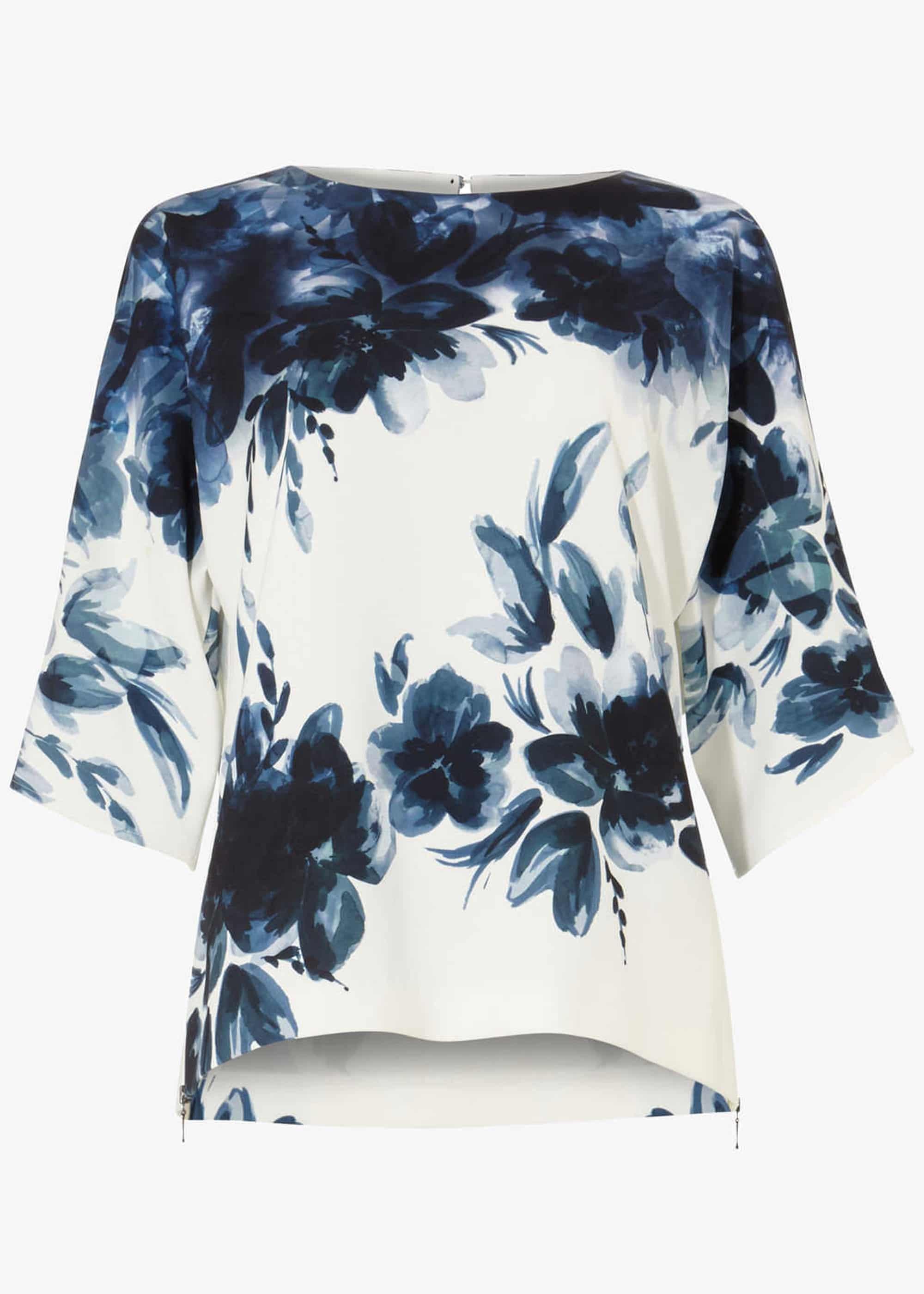 Winter Garden Floral Blouse