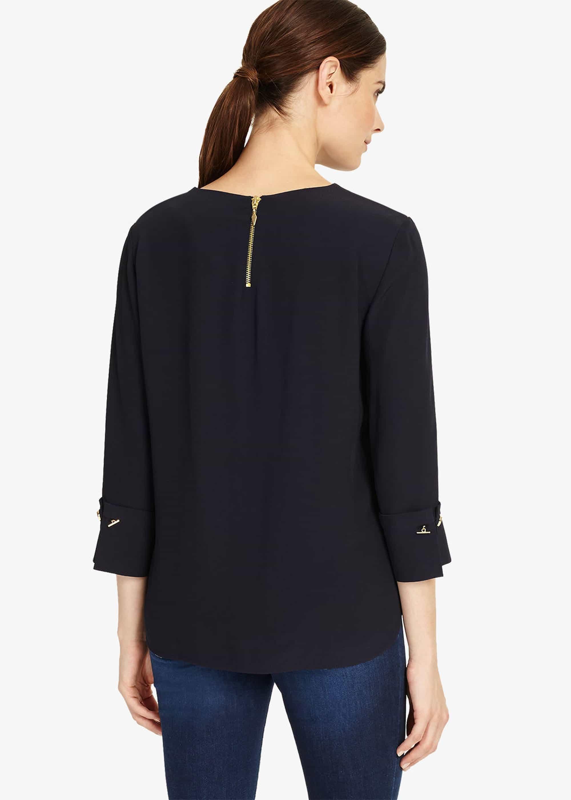 Bettie Cuff Detail Blouse