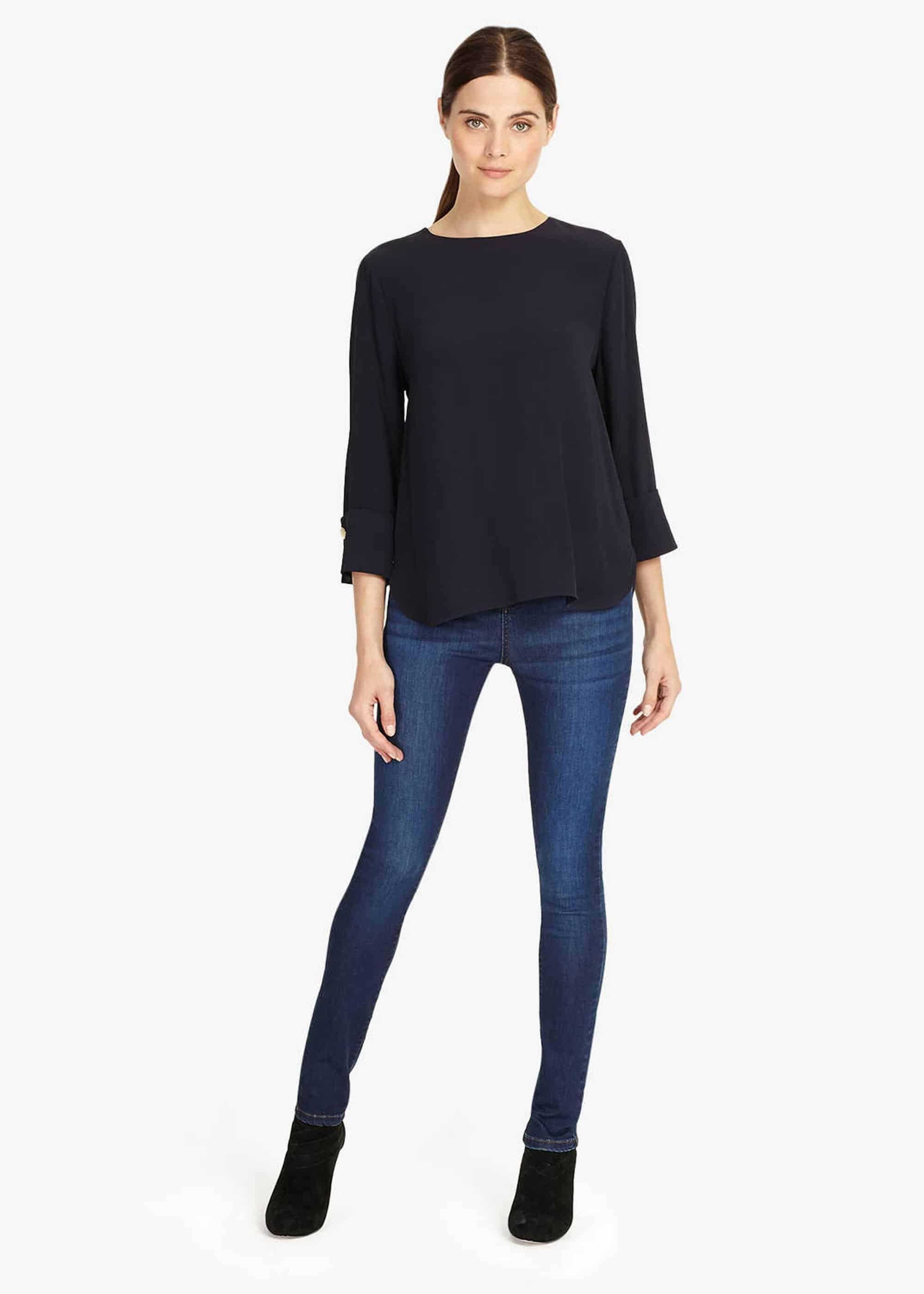 Bettie Cuff Detail Blouse