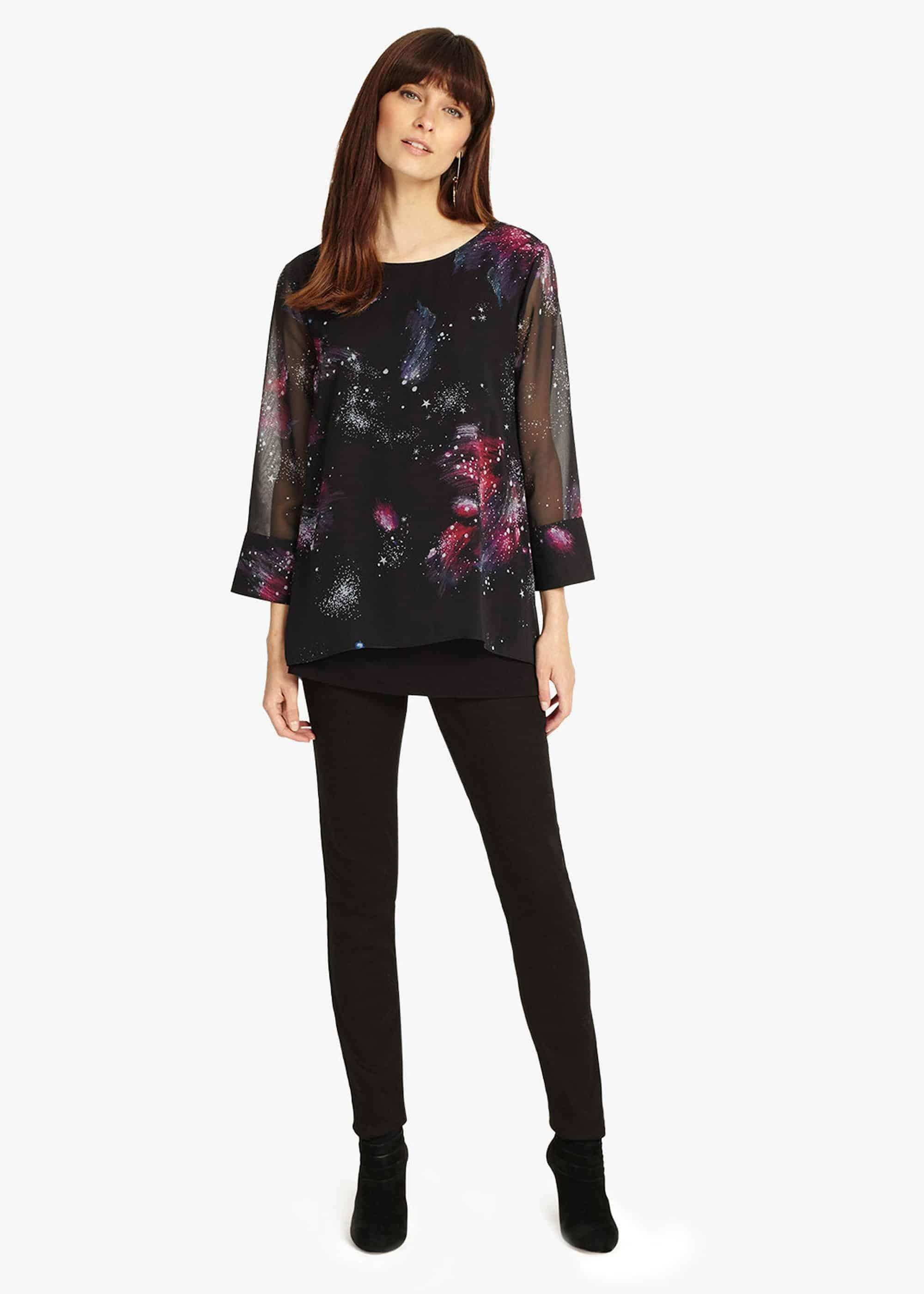Shila Cosmo Print Blouse