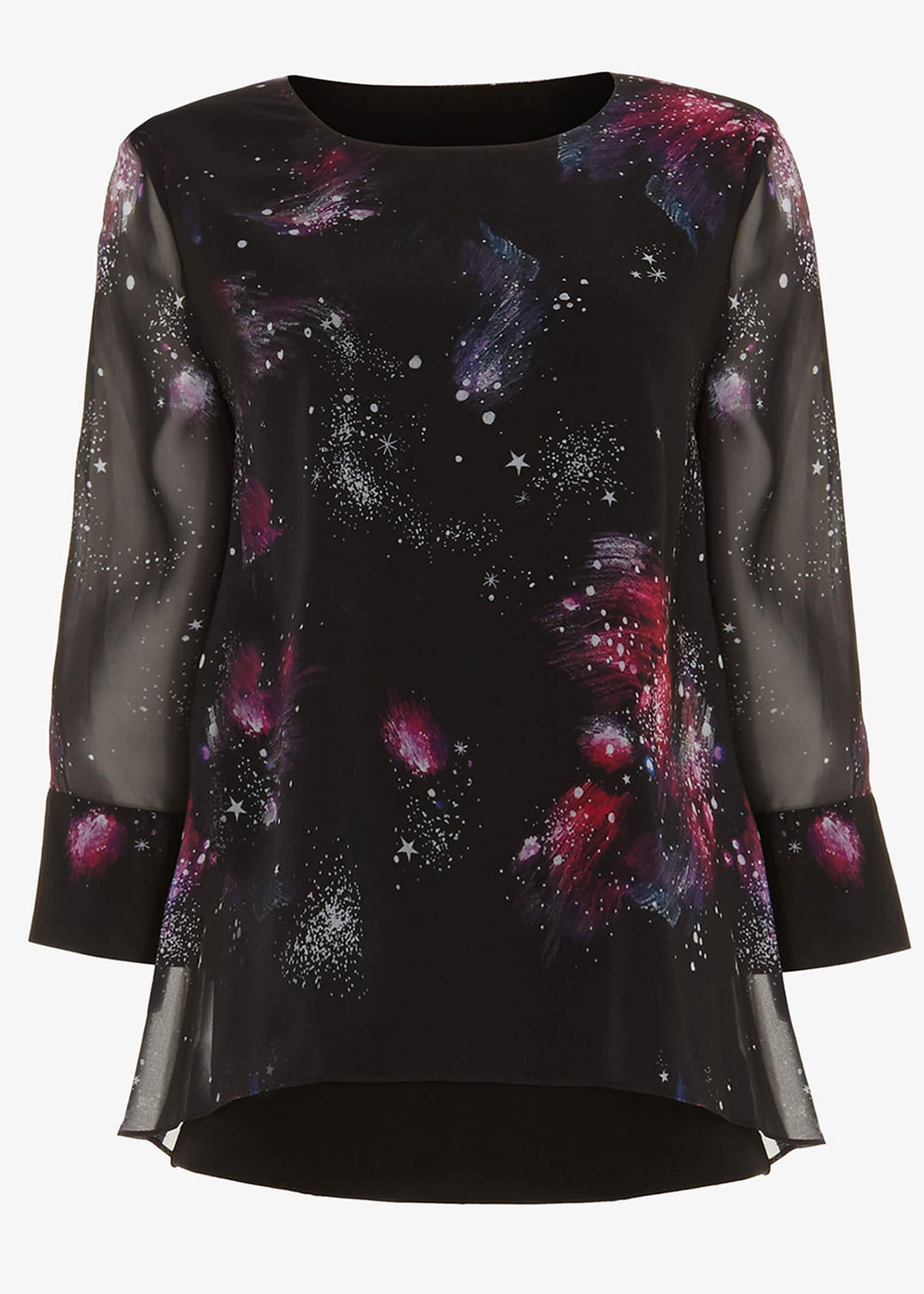 Shila Cosmo Print Blouse
