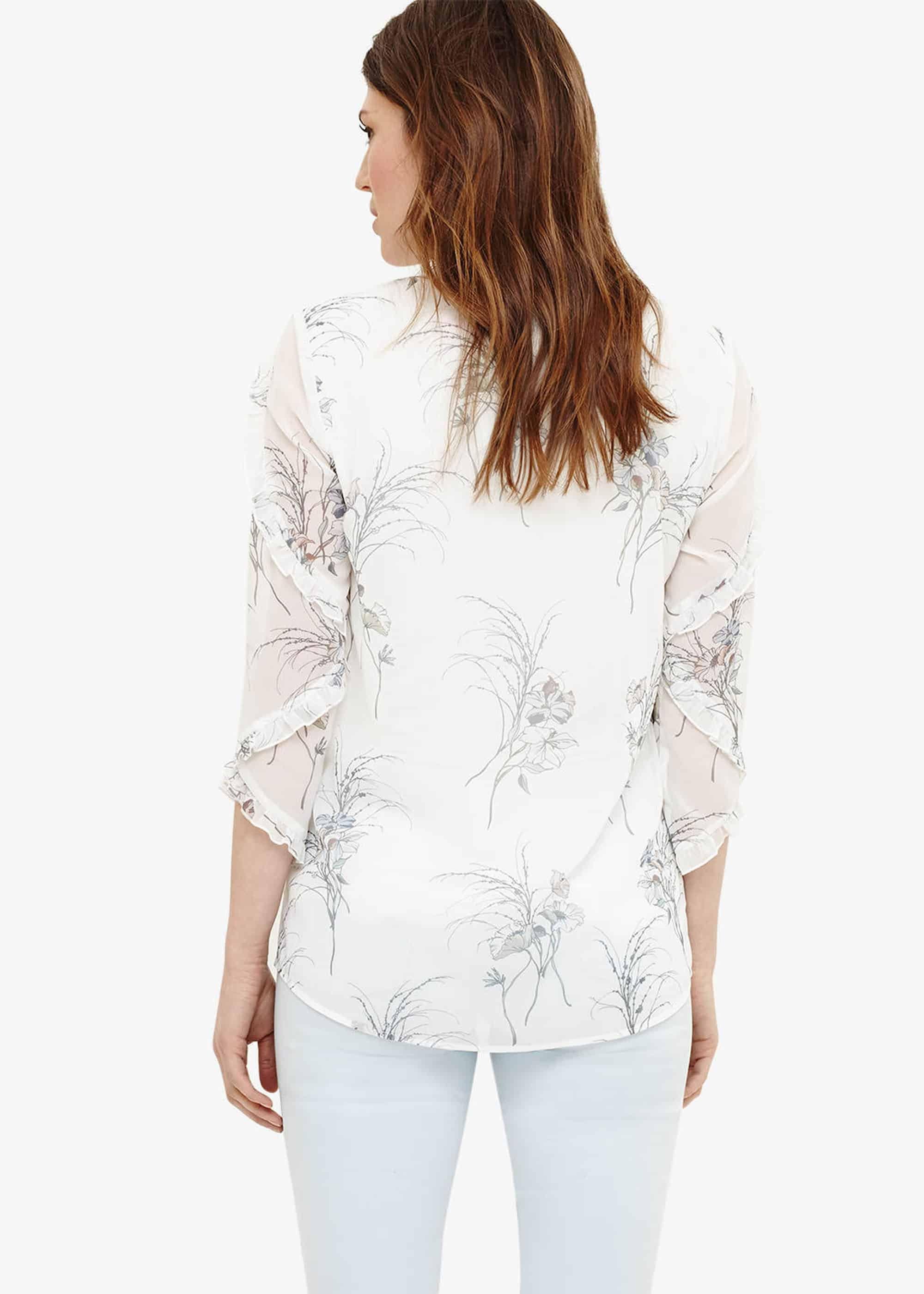 Finn Floral Ruffle Blouse