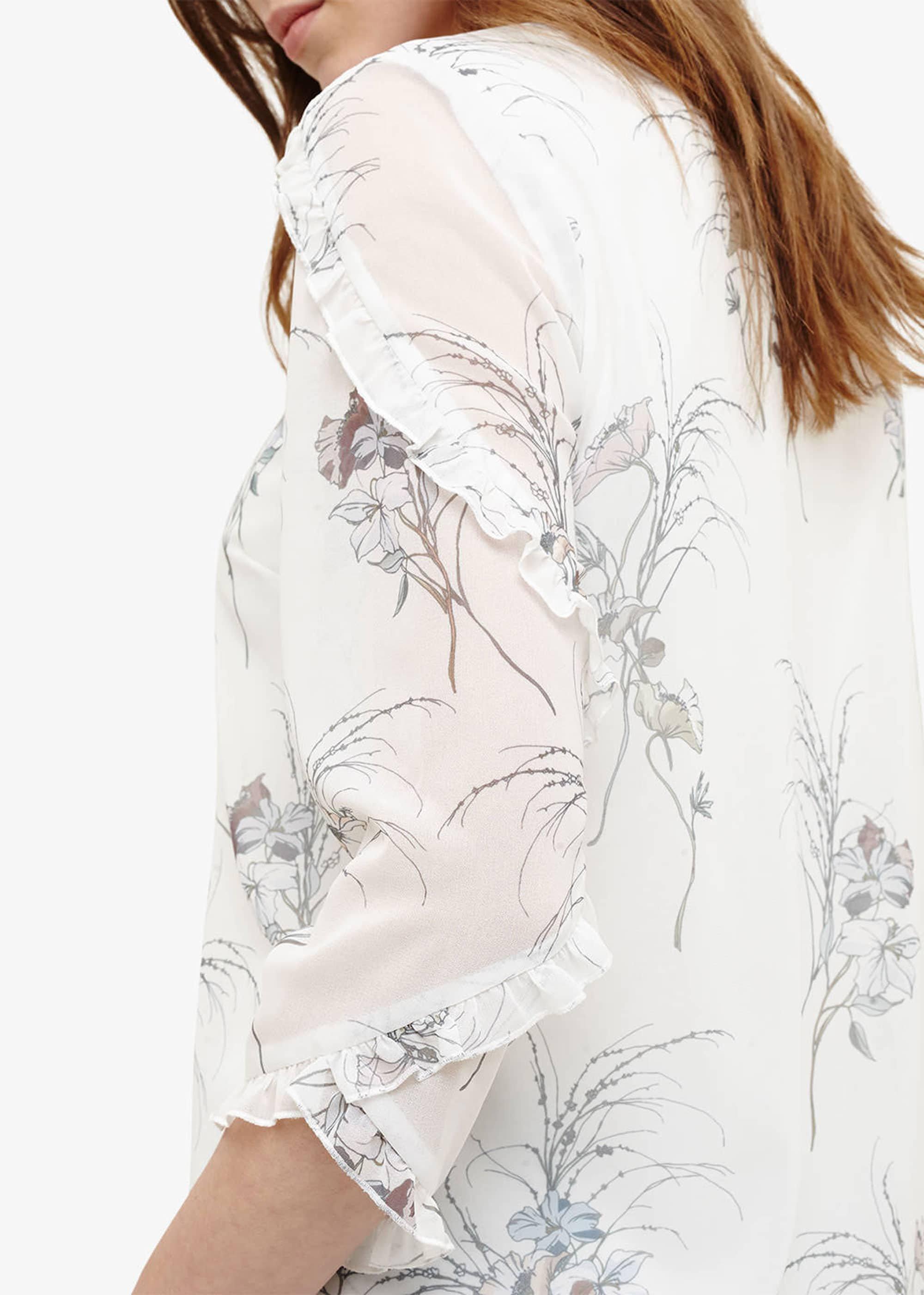 Finn Floral Ruffle Blouse