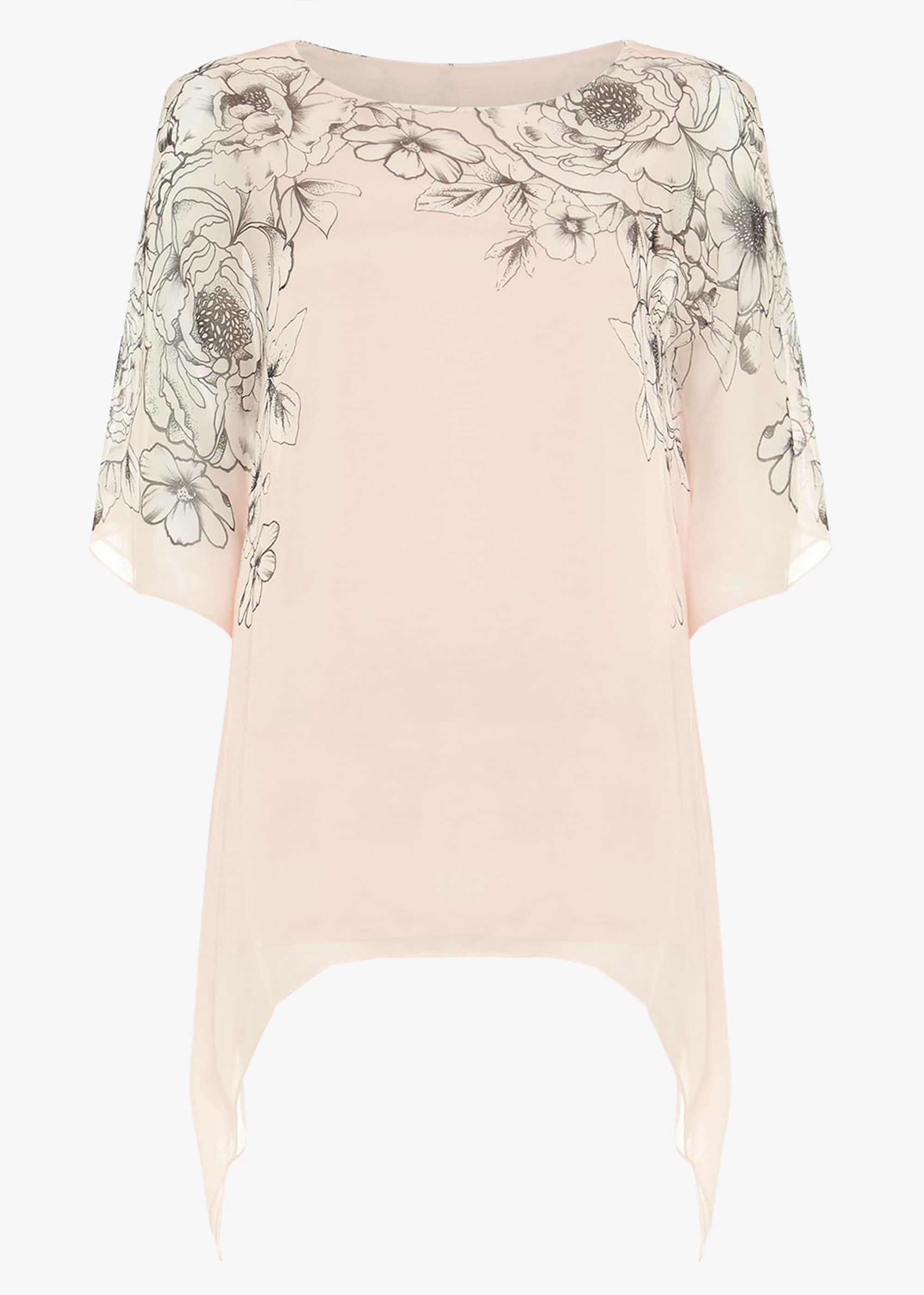 Ivana Silk Floral Blouse