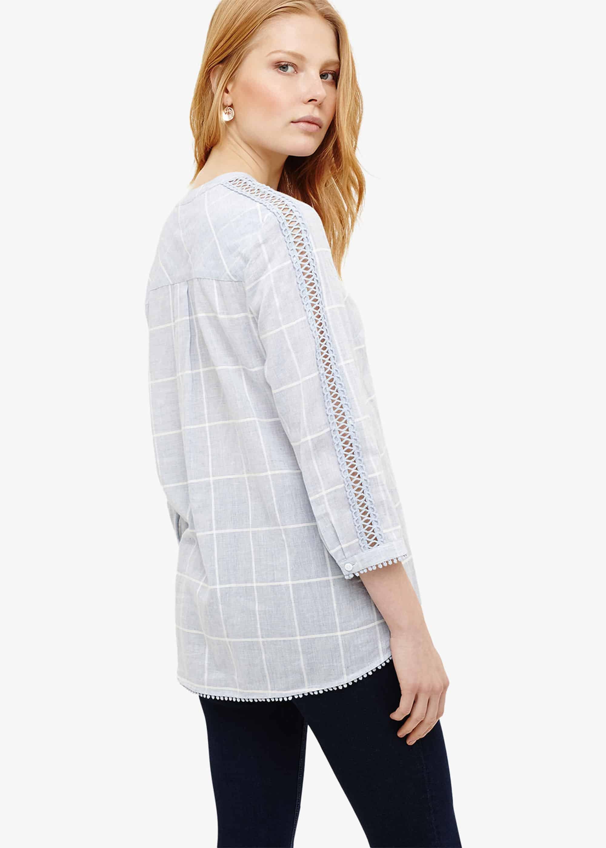 Lynsey Check Blouse