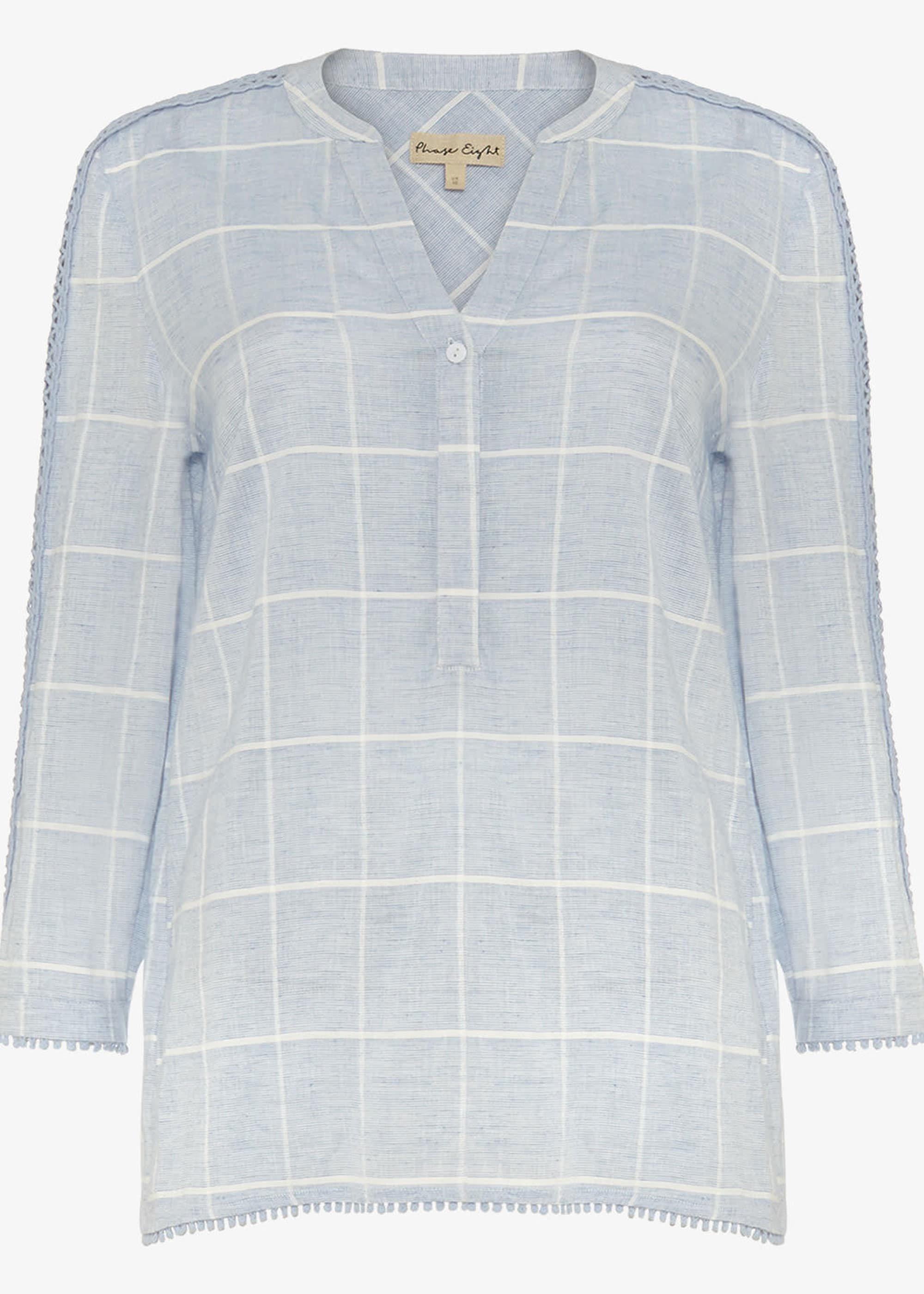 Lynsey Check Blouse