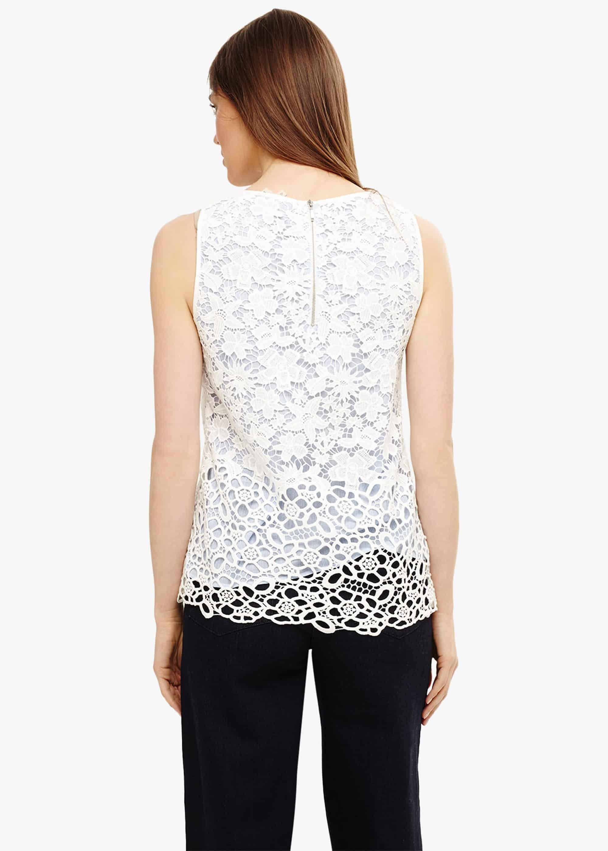 Alba Lace Cotton Blouse