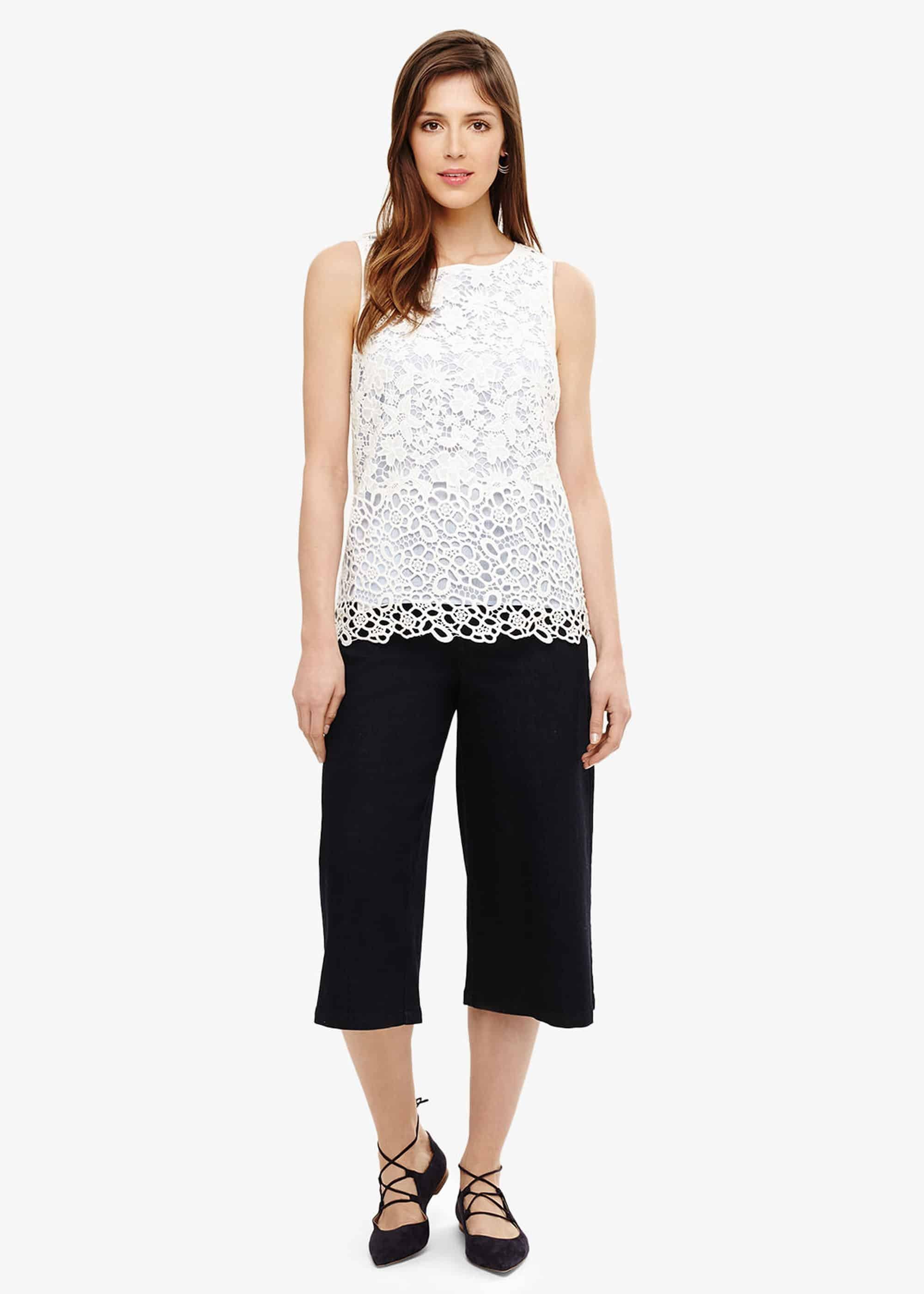 Alba Lace Cotton Blouse