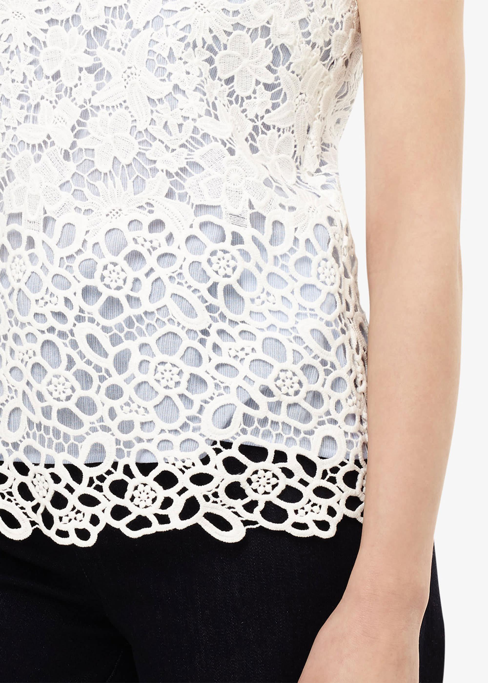 Alba Lace Cotton Blouse