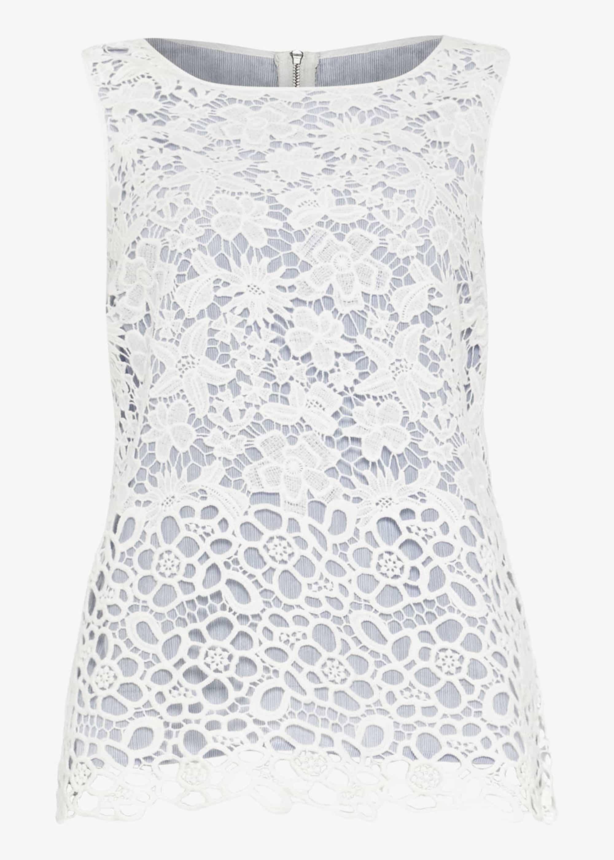 Alba Lace Cotton Blouse