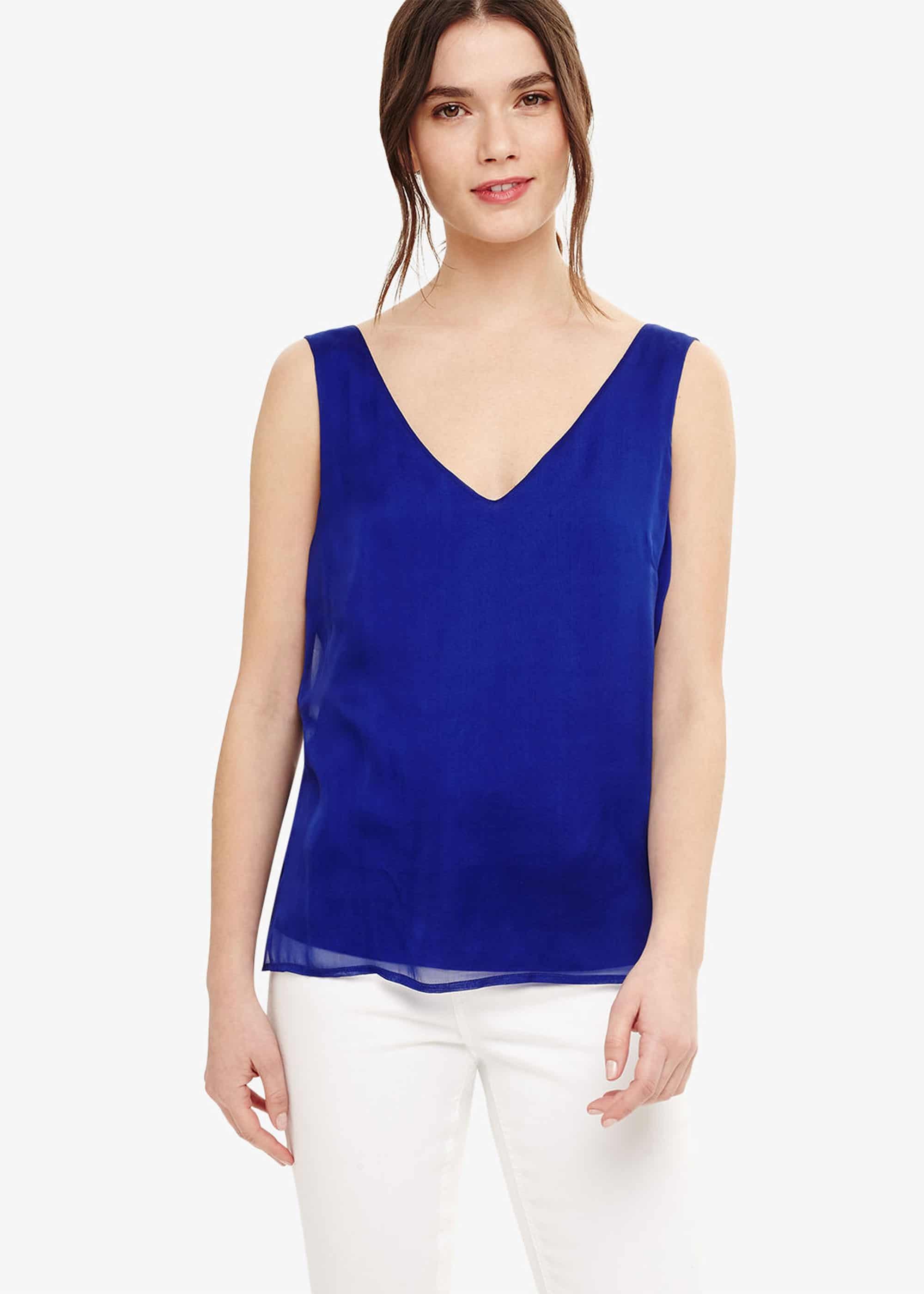 Makayla Silk Cami Blouse