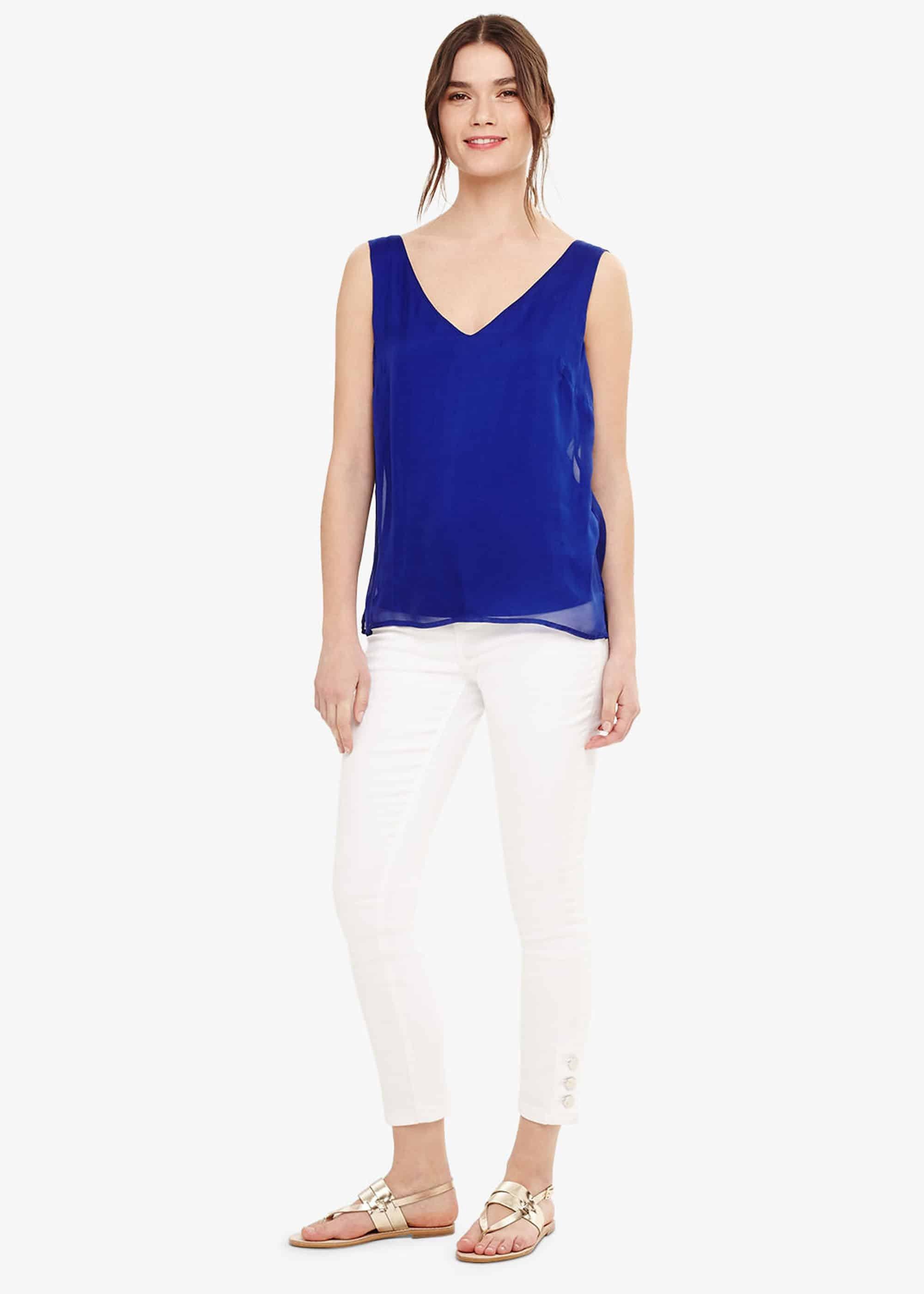 Makayla Silk Cami Blouse