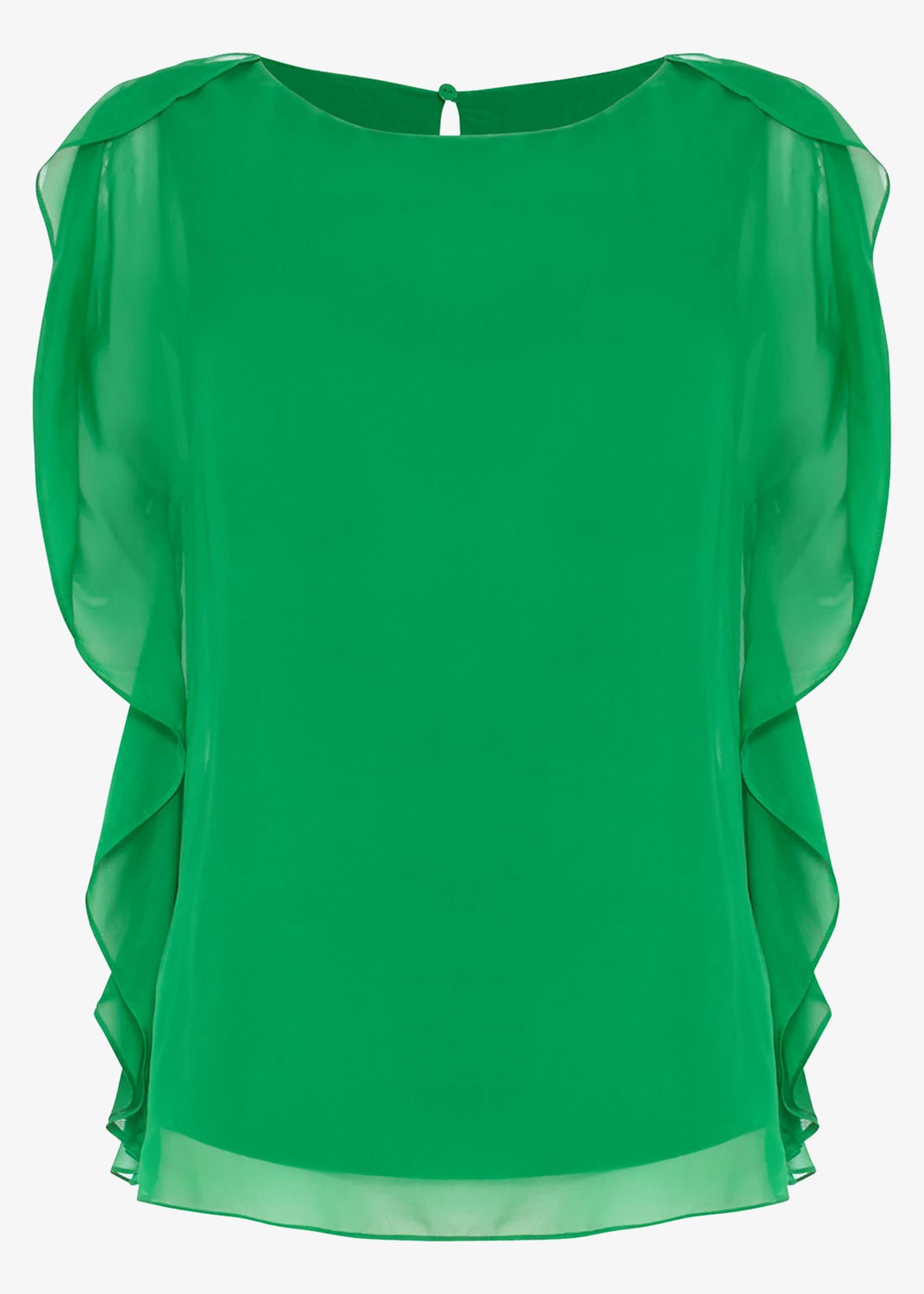 Angie Silk Angel Sleeve Blouse