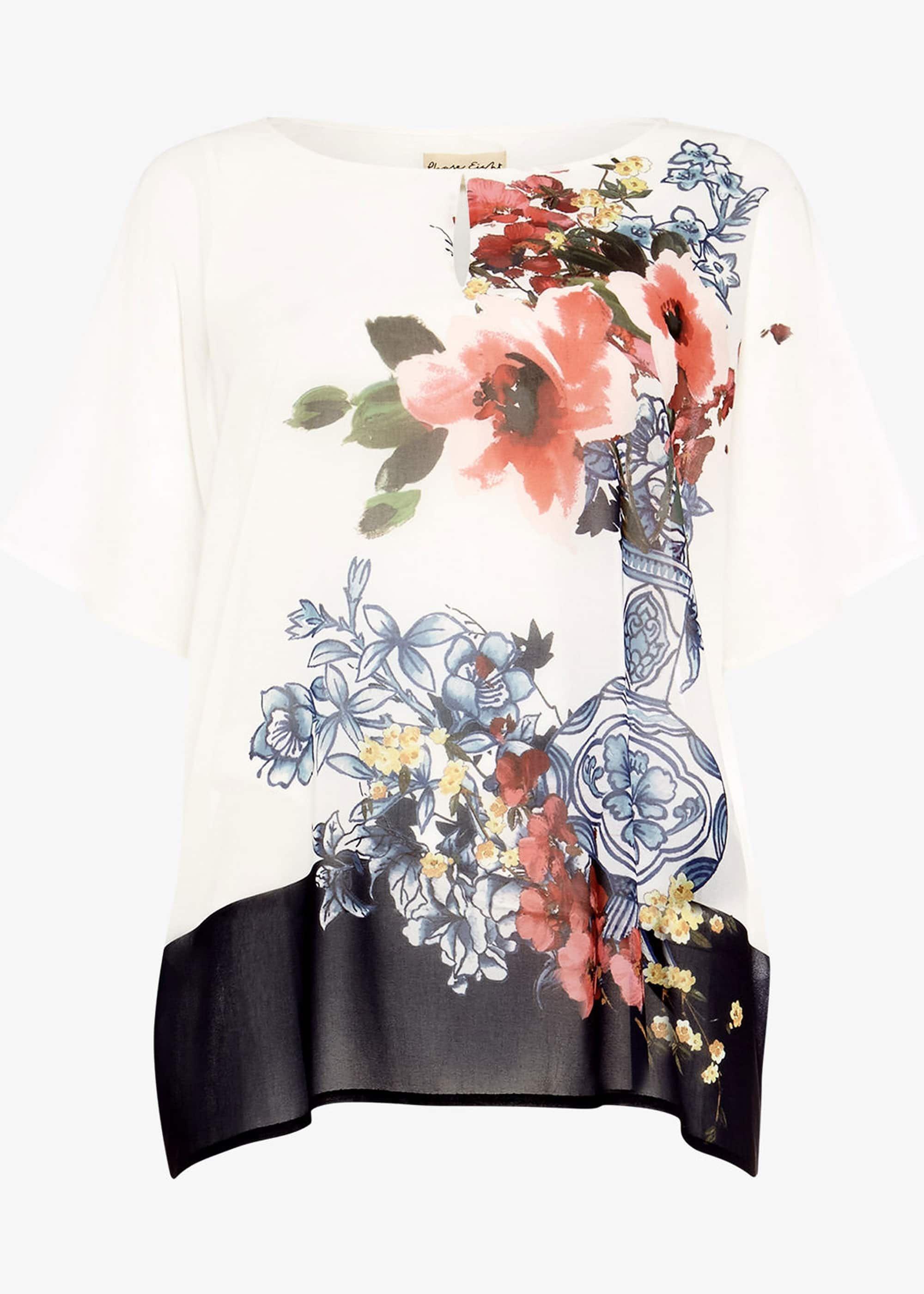 Tamara Floral Vase Print Blouse