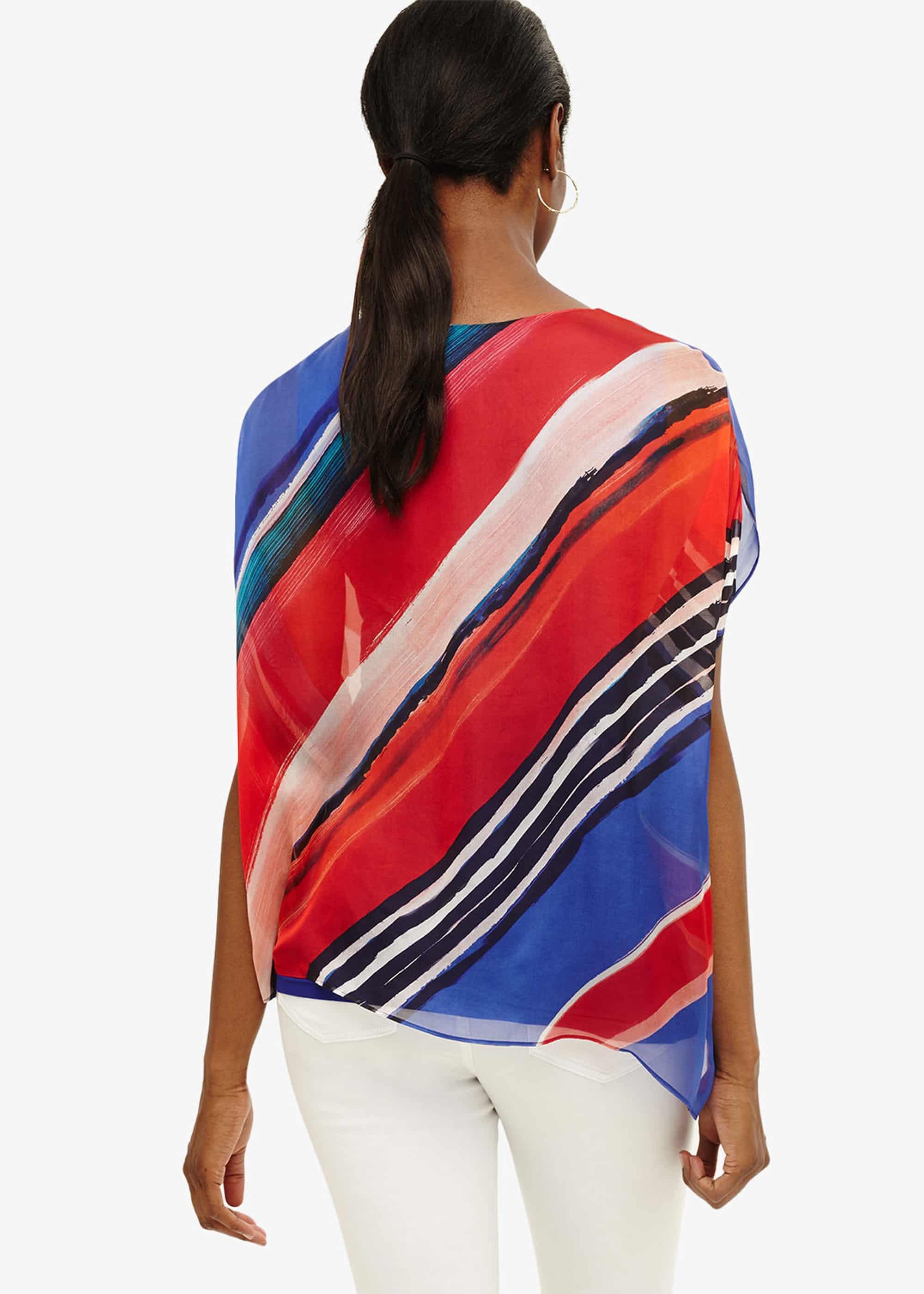 Harper Silk Stripe Blouse