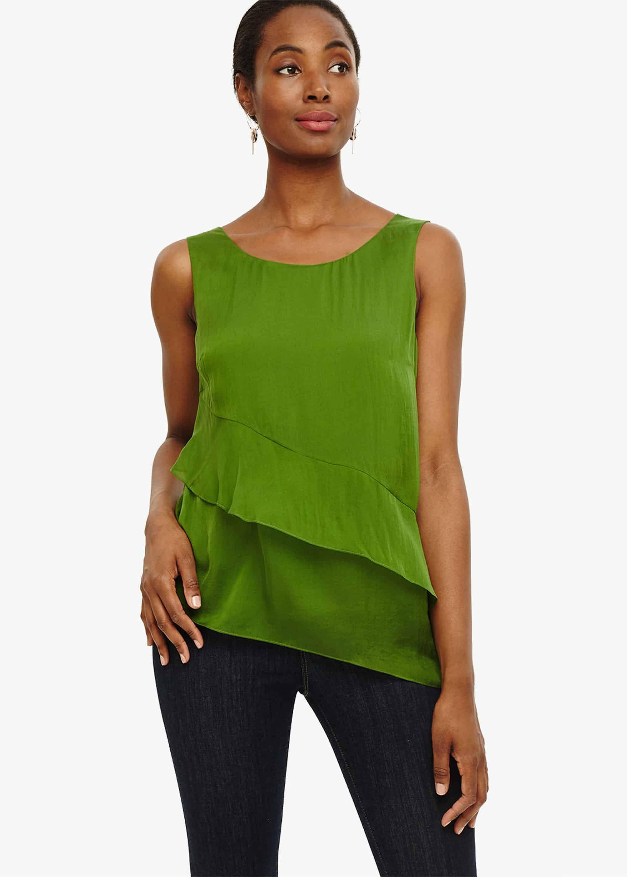 Kit Silk Tiered Blouse