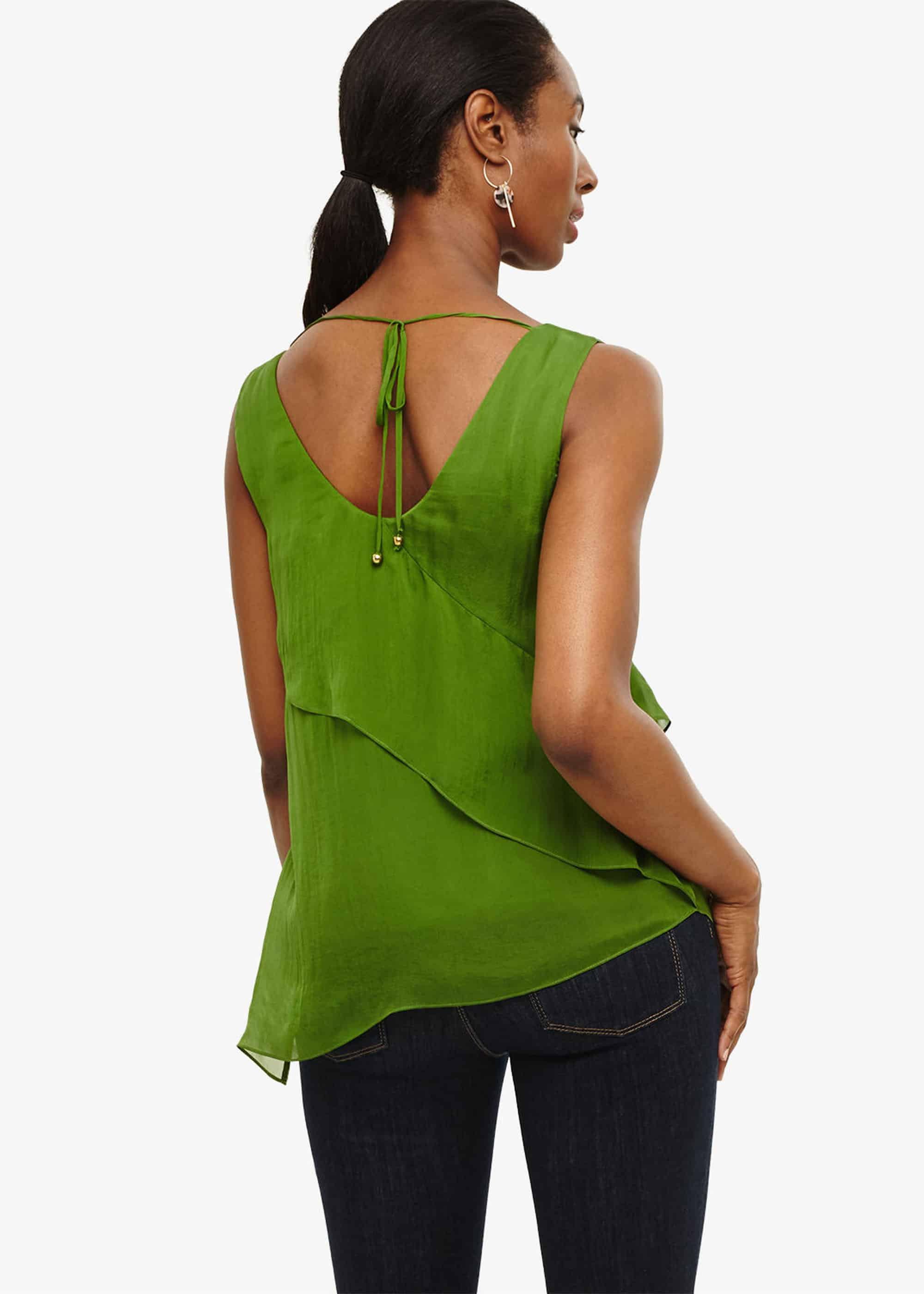 Kit Silk Tiered Blouse