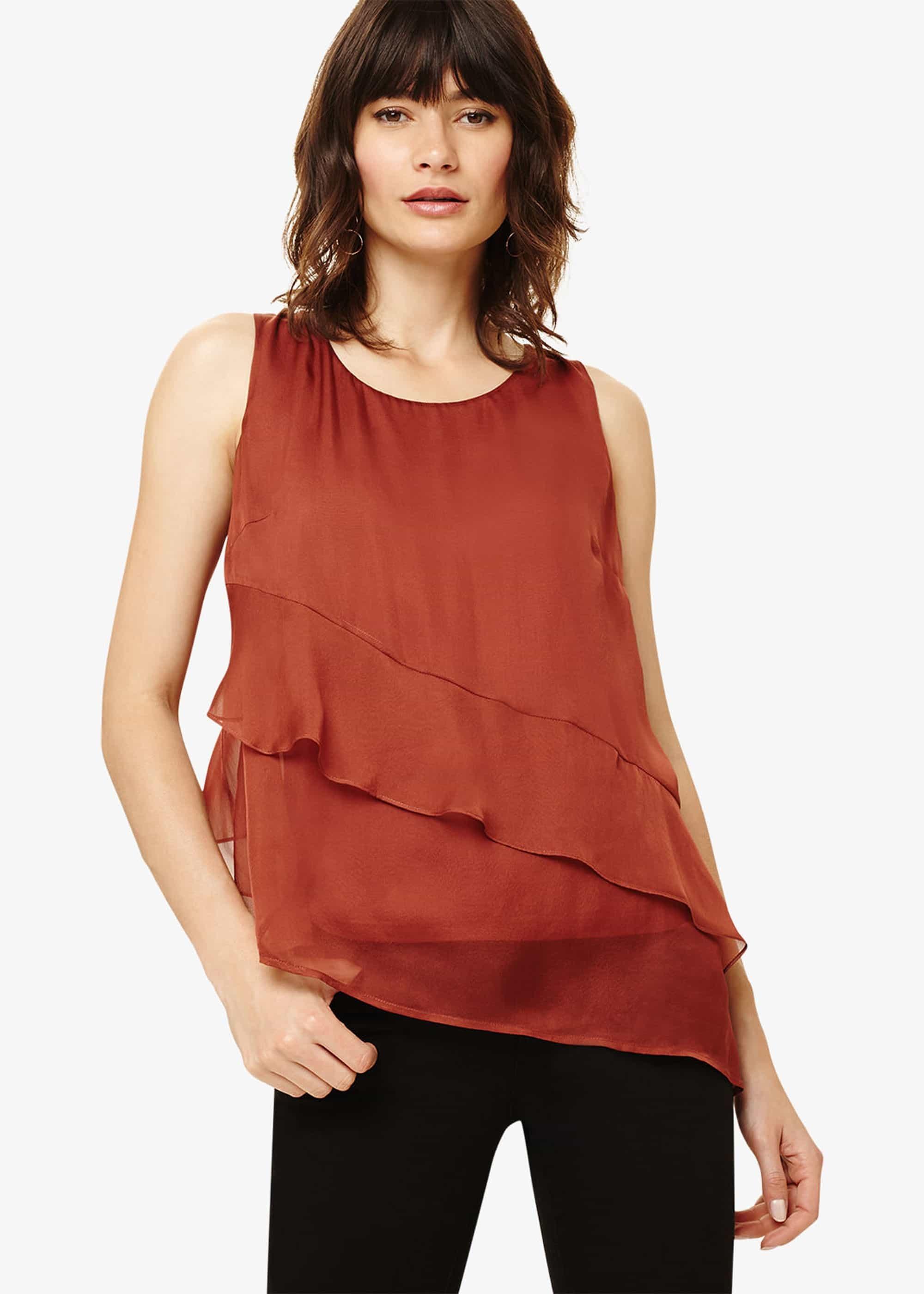 Kit Silk Tiered Blouse