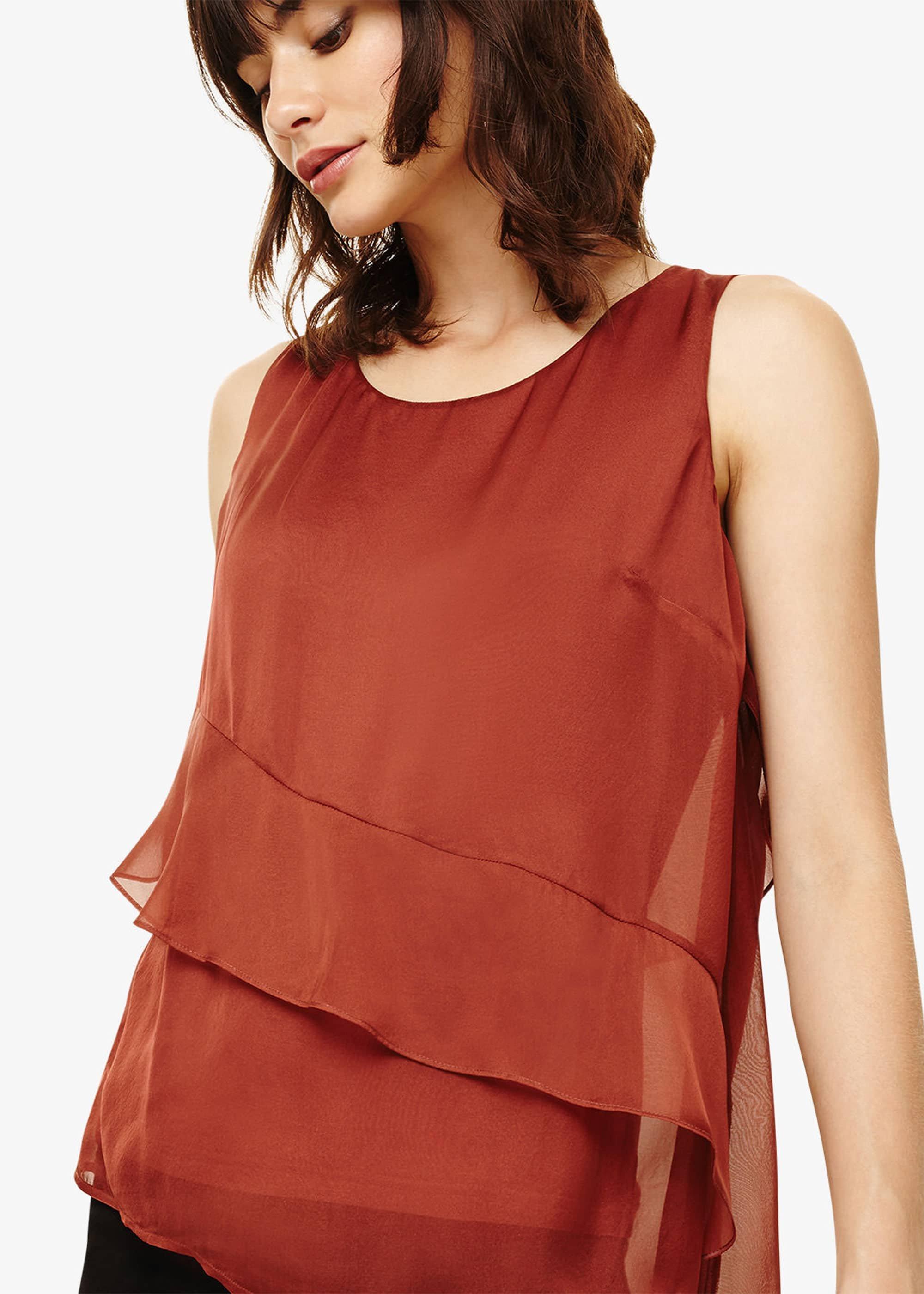 Kit Silk Tiered Blouse