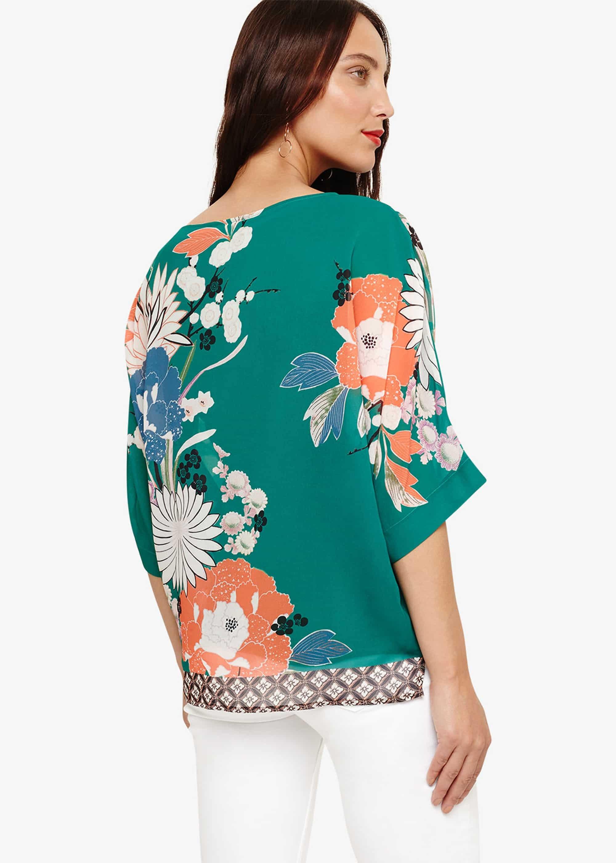 Pui Oriental Print Blouse
