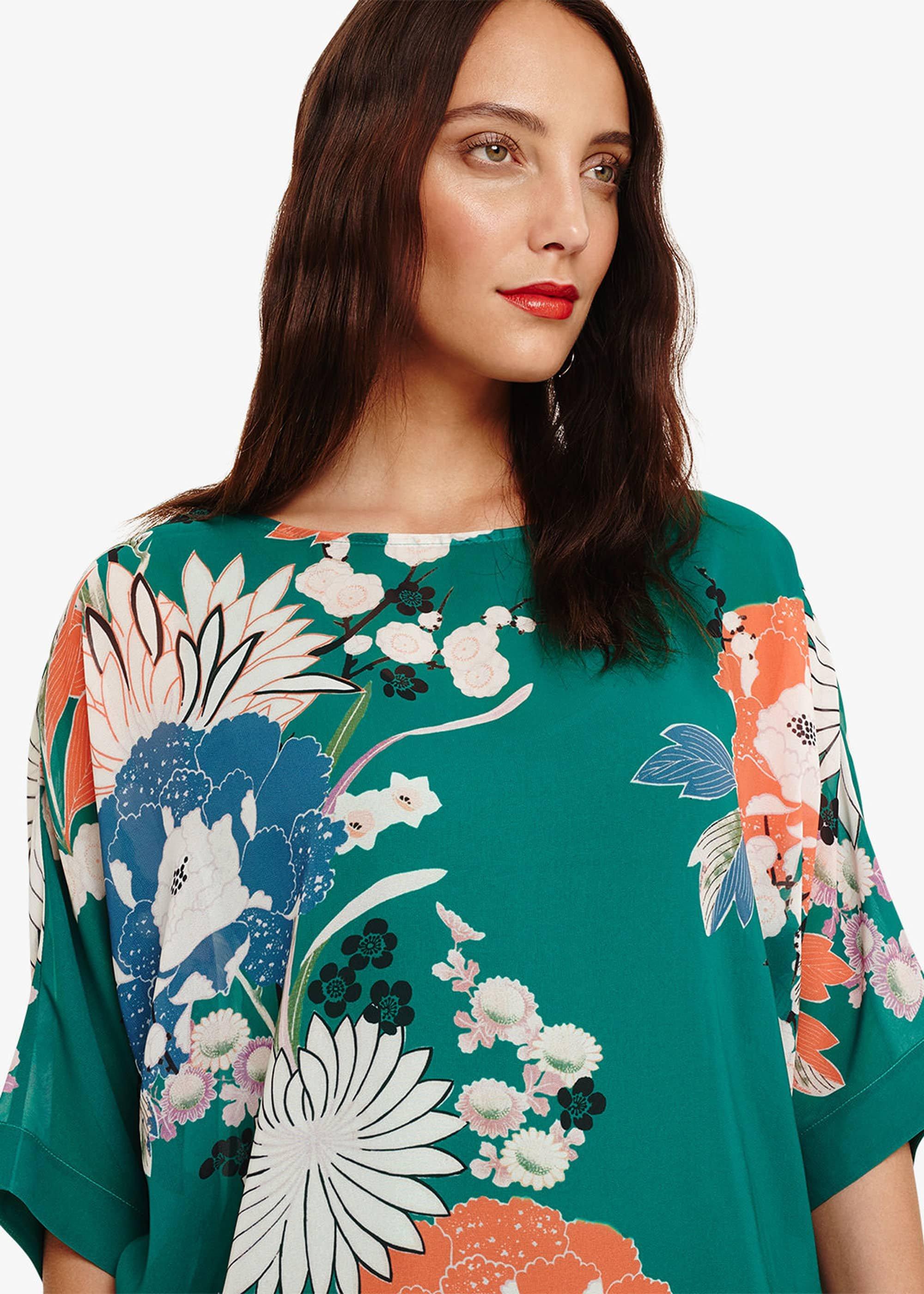 Pui Oriental Print Blouse