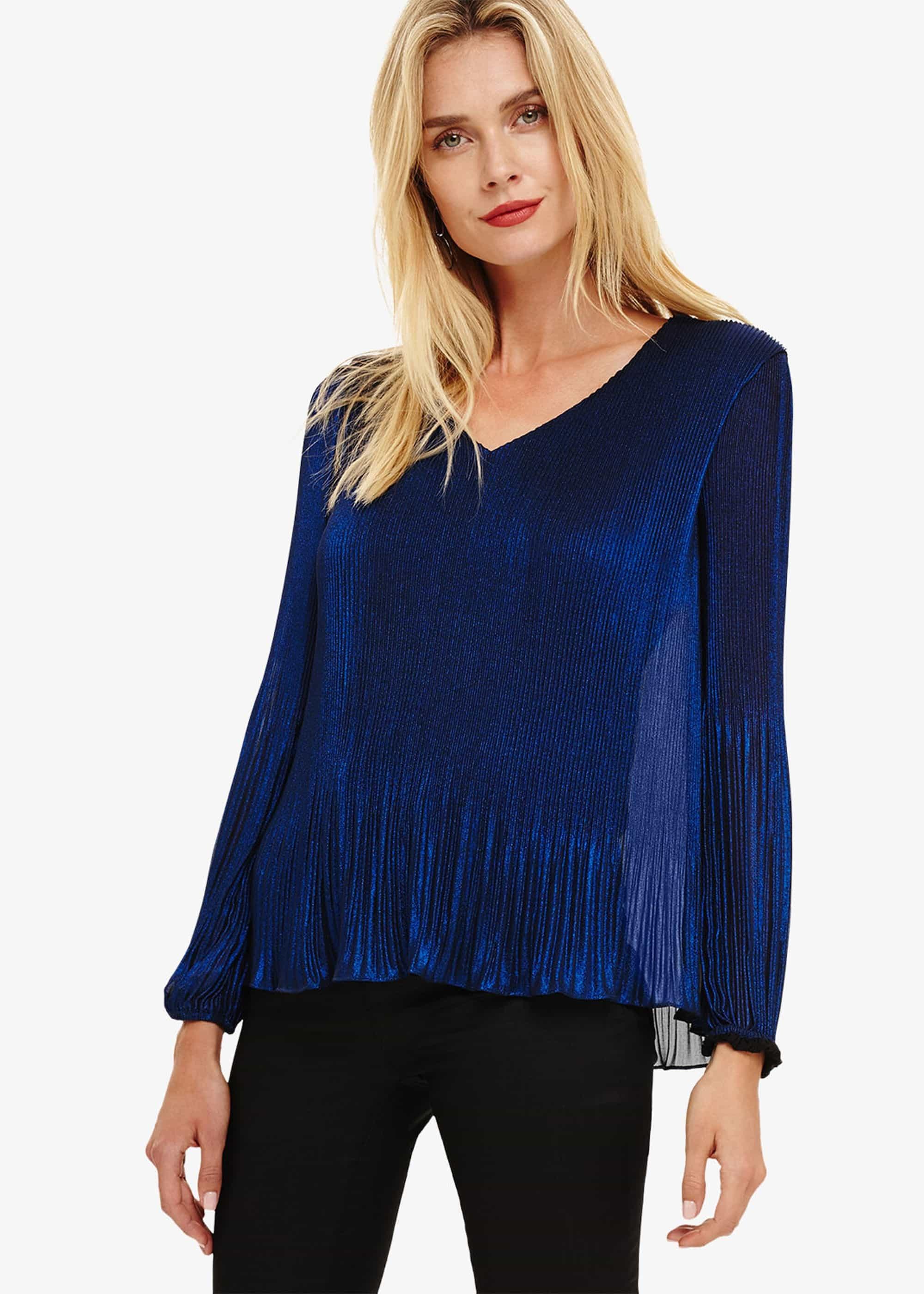 Ella Metallic Blouse