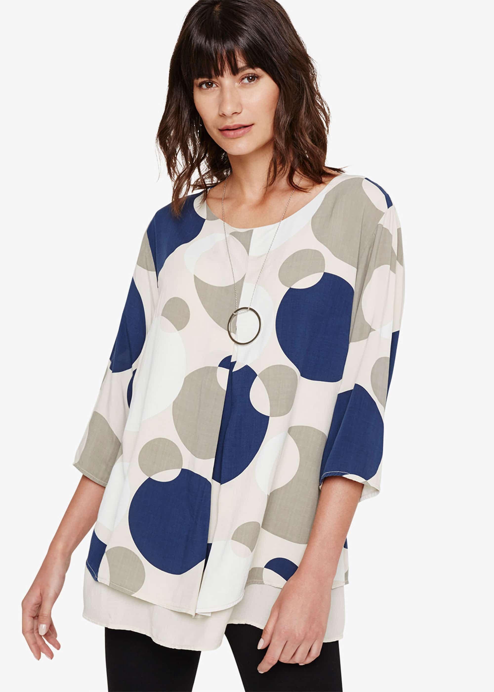 Abstract Spot Blouse