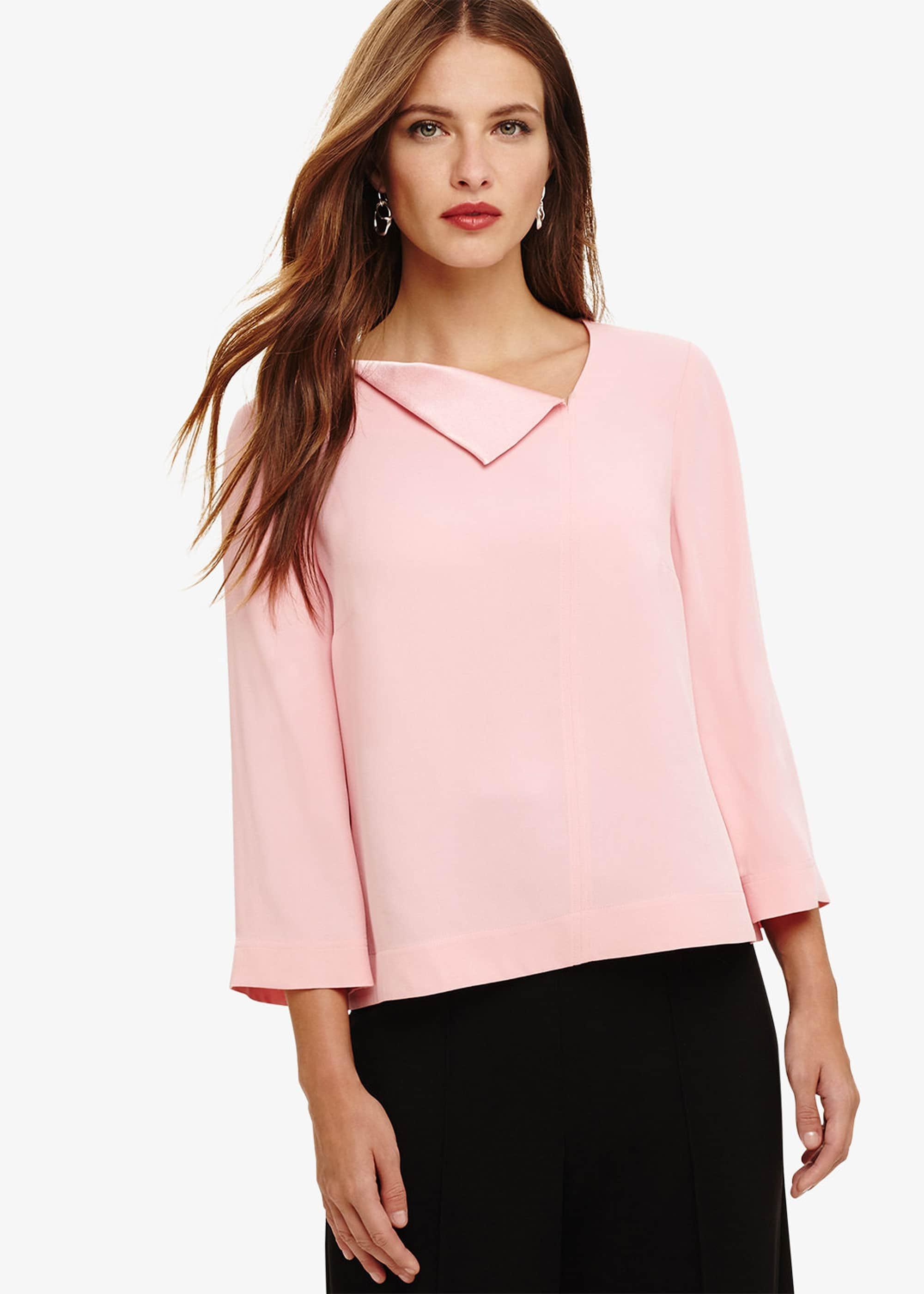 Mine Fold Neck Blouse