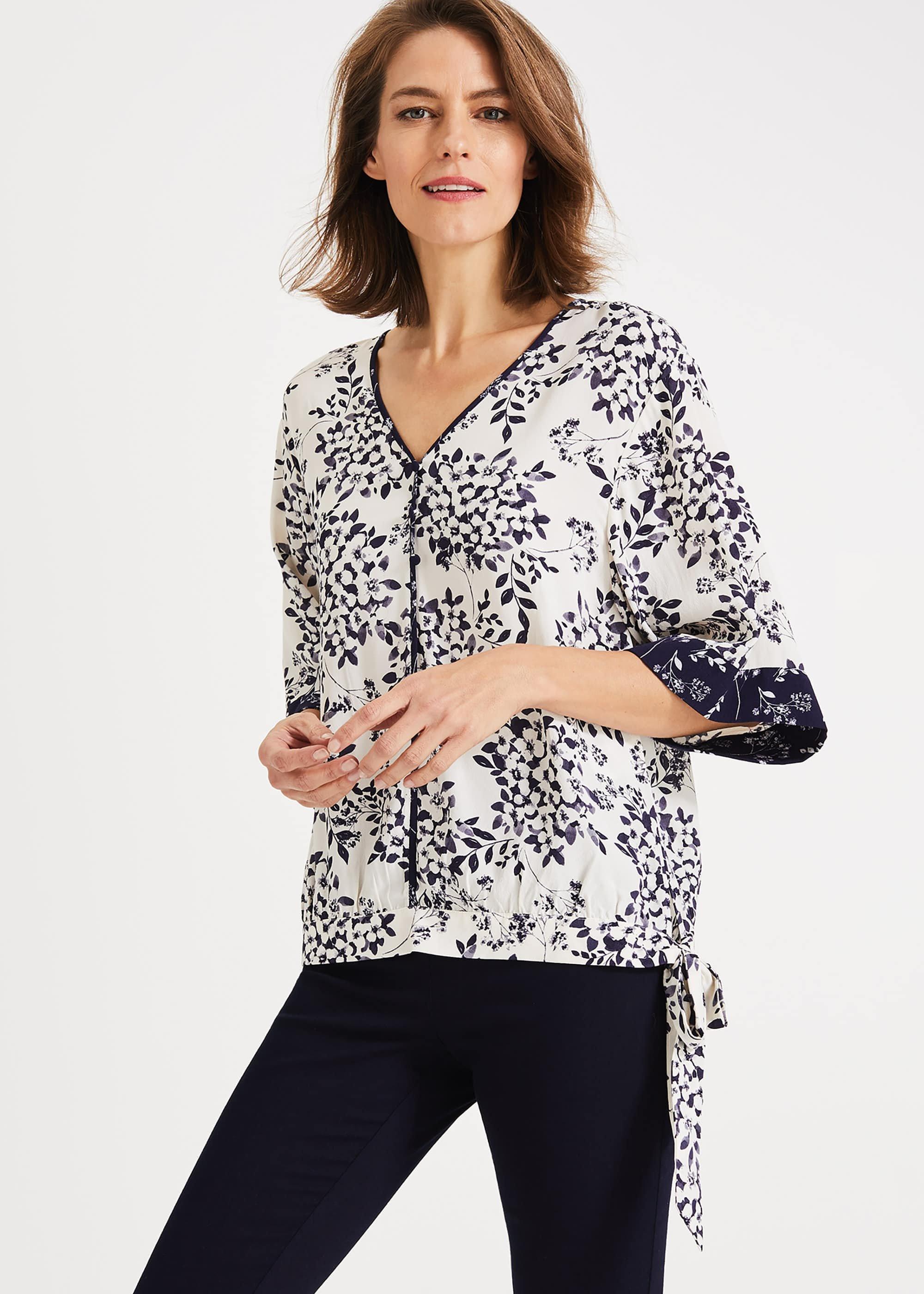Adchaya Print Kimono Blouse