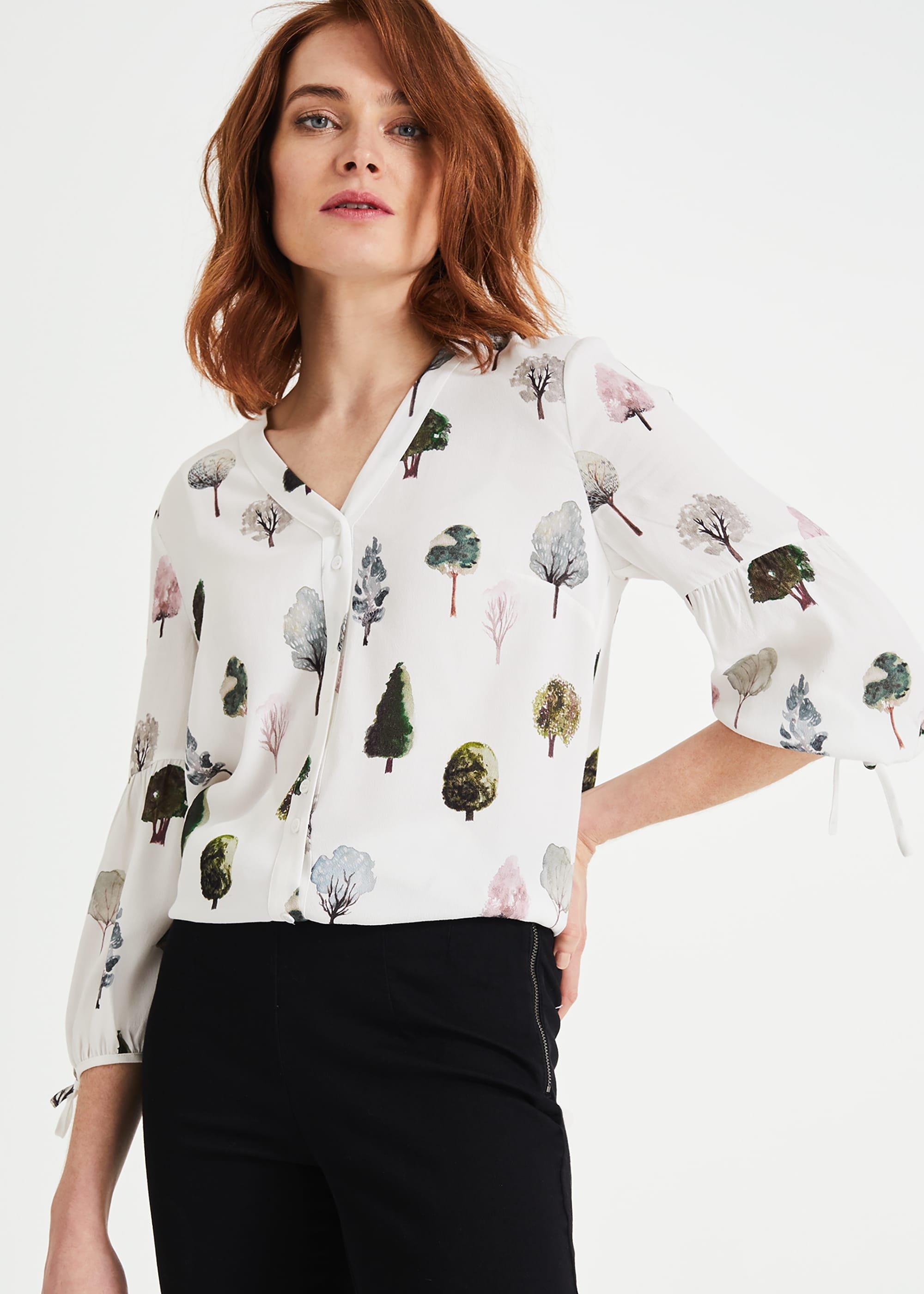 Aspen Tree Print Blouse