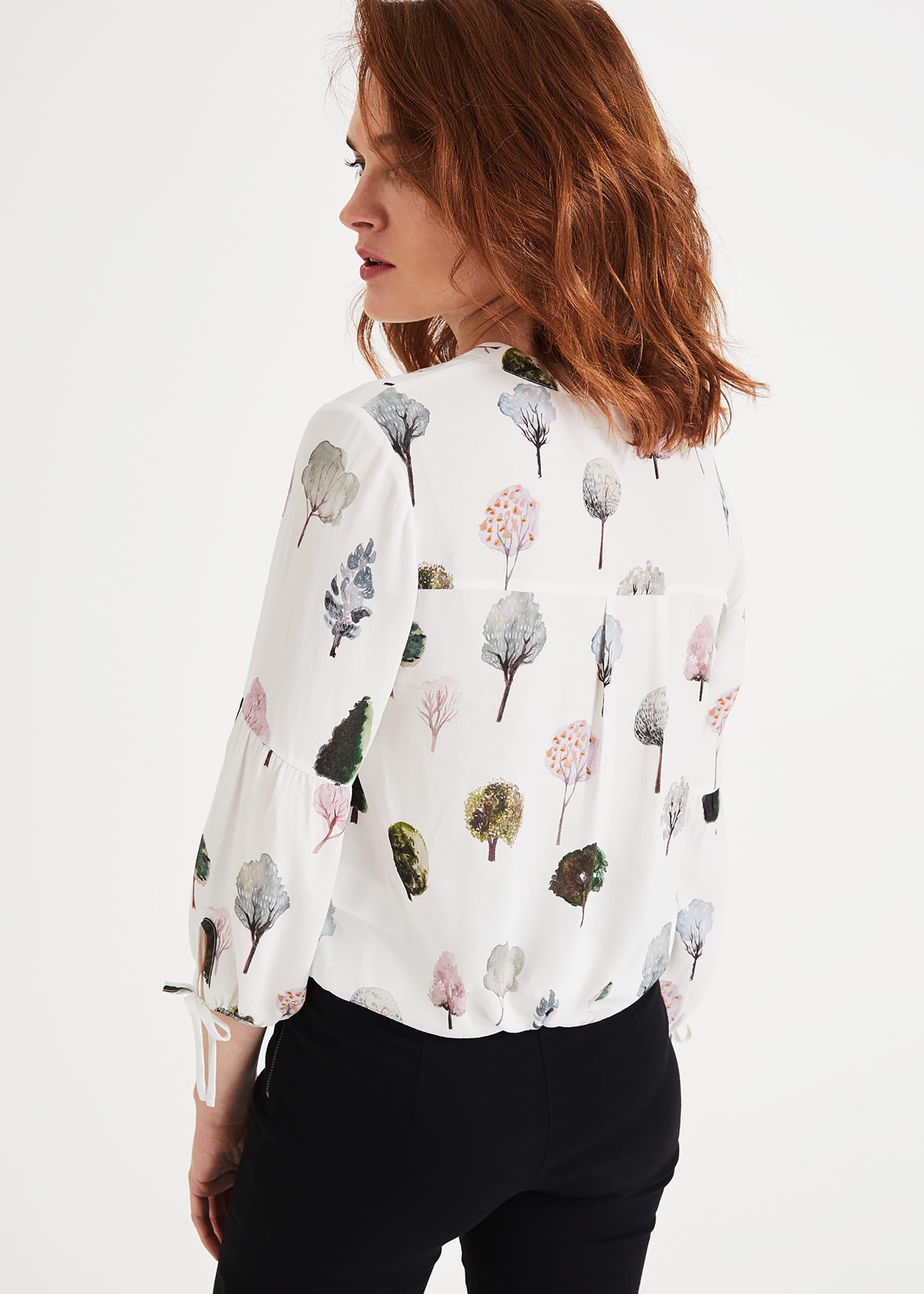 Aspen Tree Print Blouse