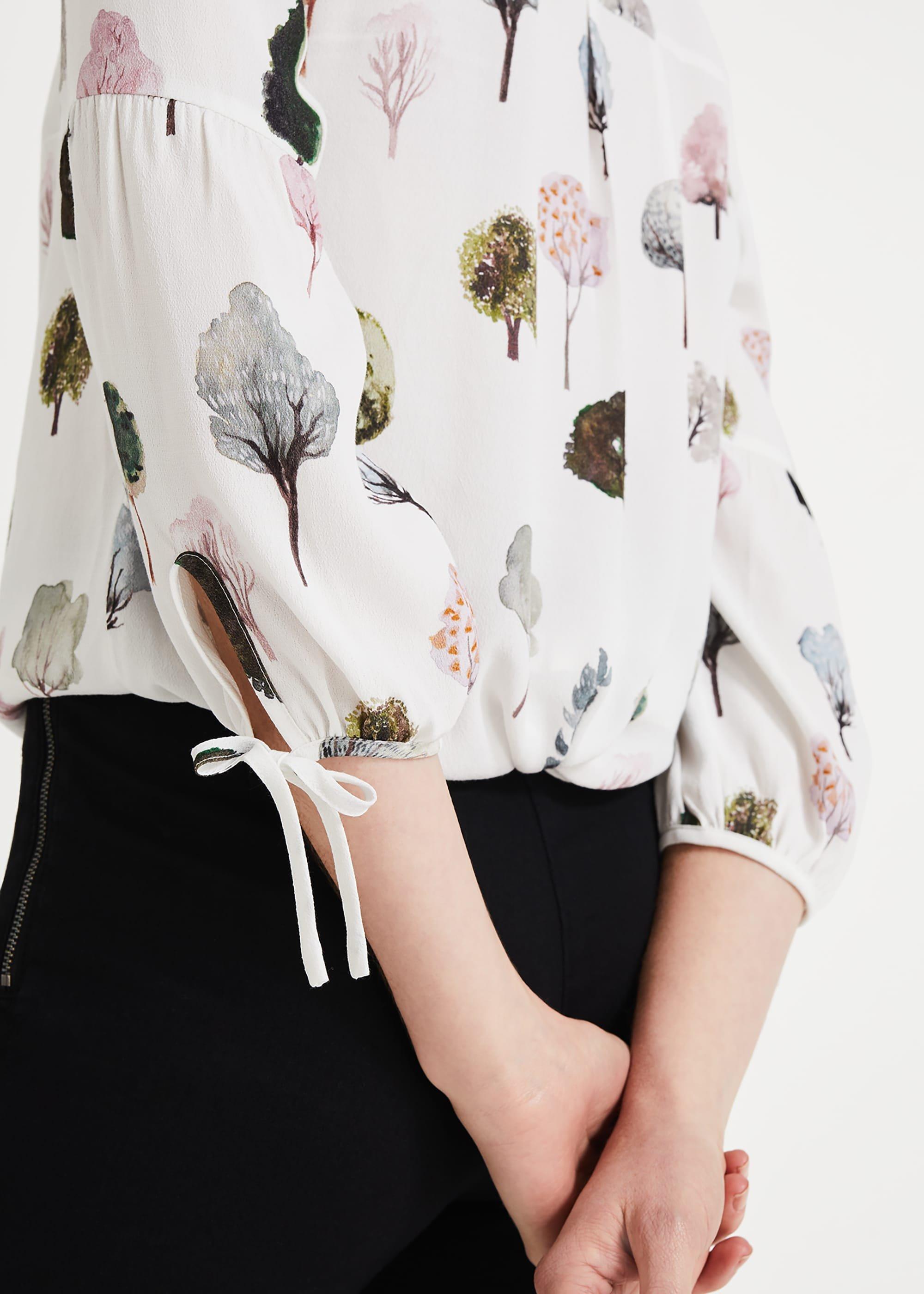 Aspen Tree Print Blouse