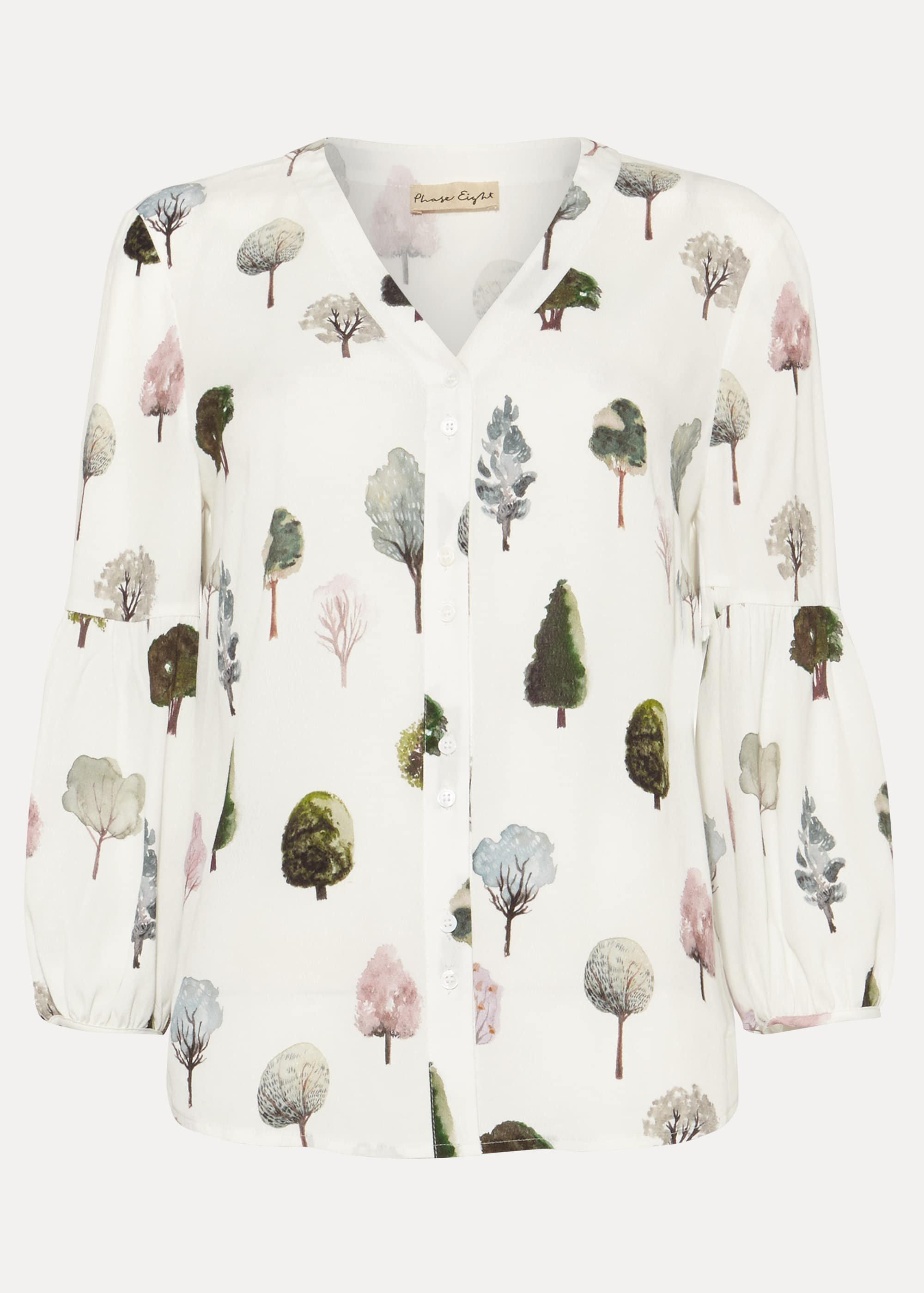 Aspen Tree Print Blouse