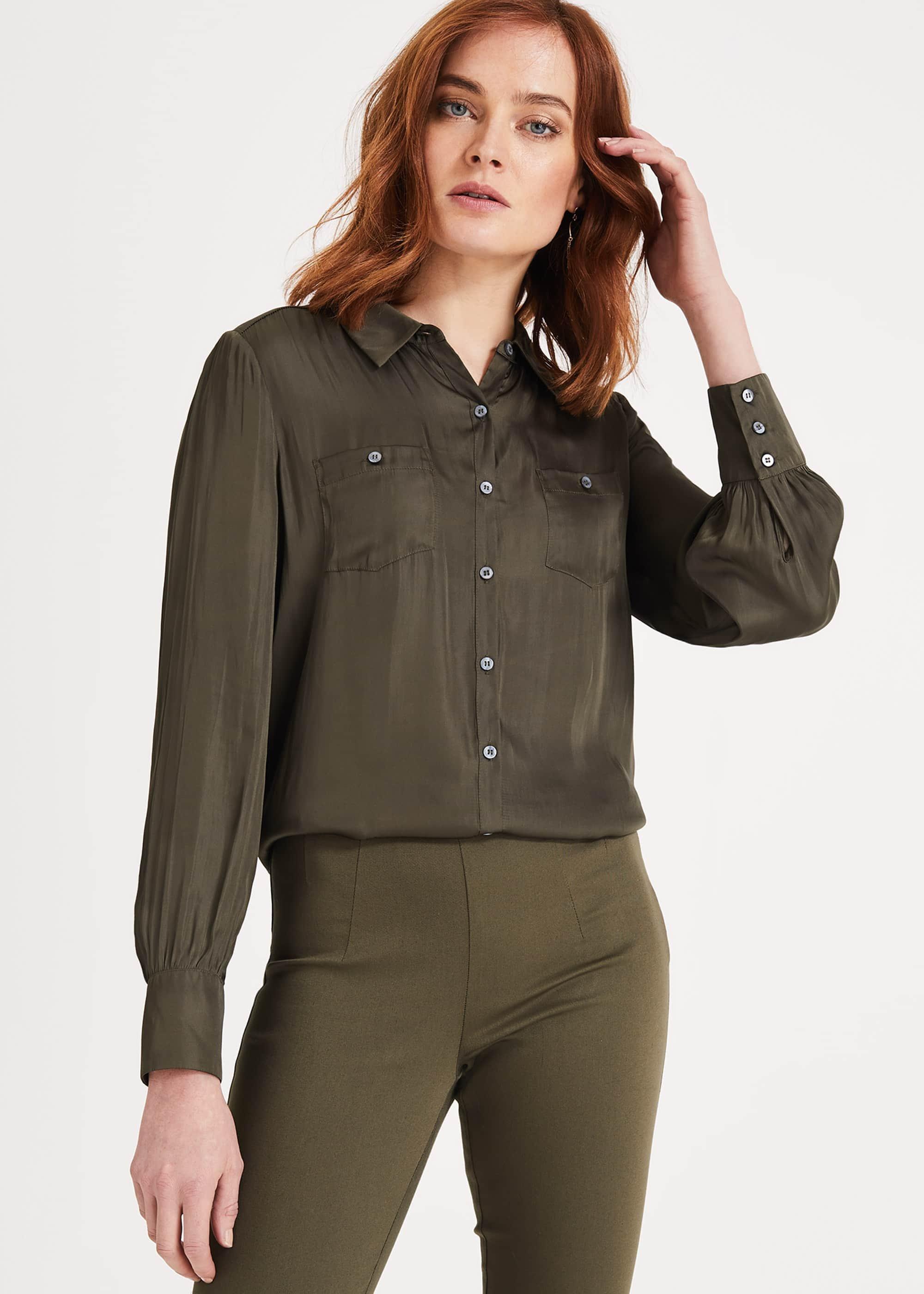 Tatiana Satin Shirt