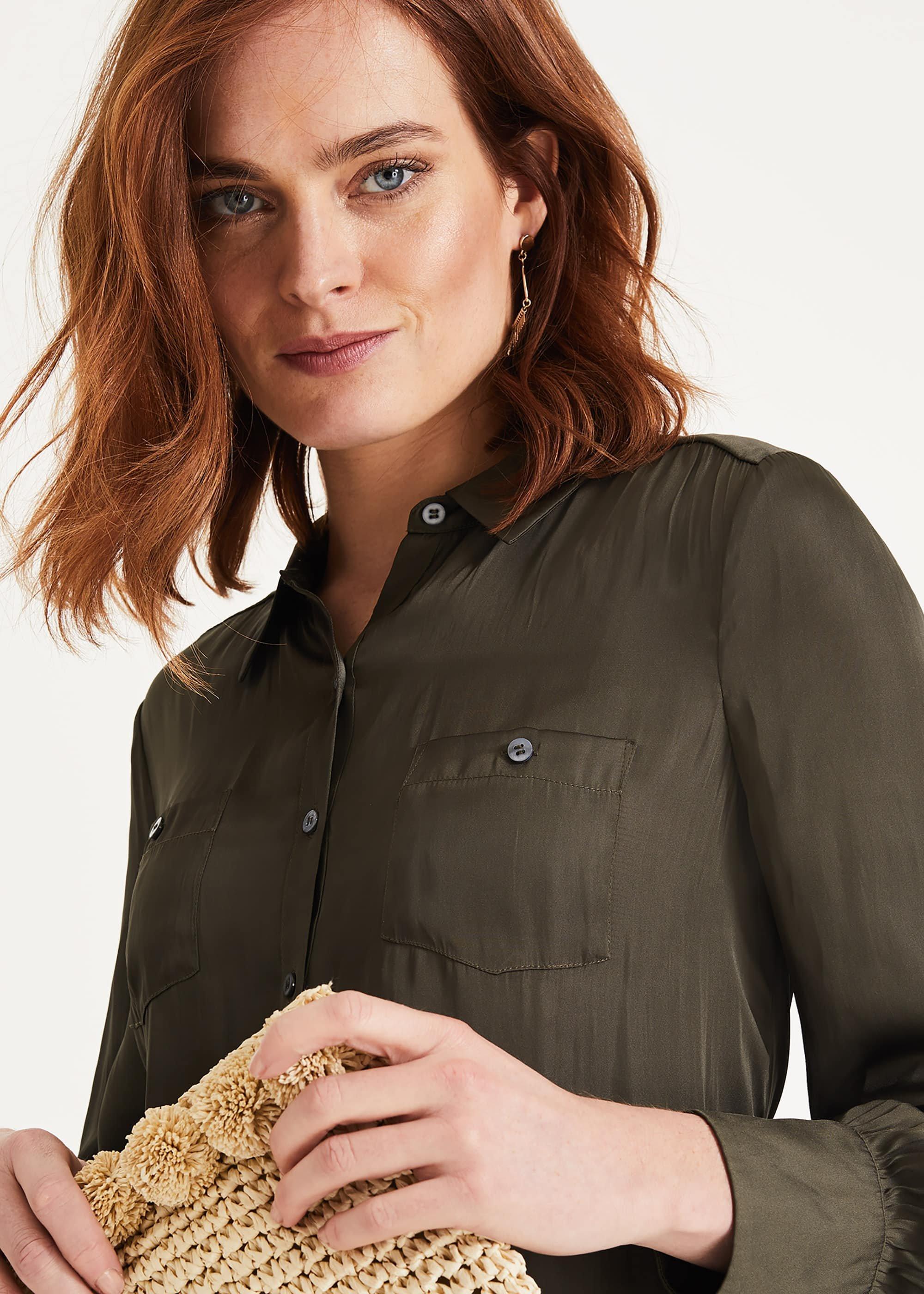 Tatiana Satin Shirt
