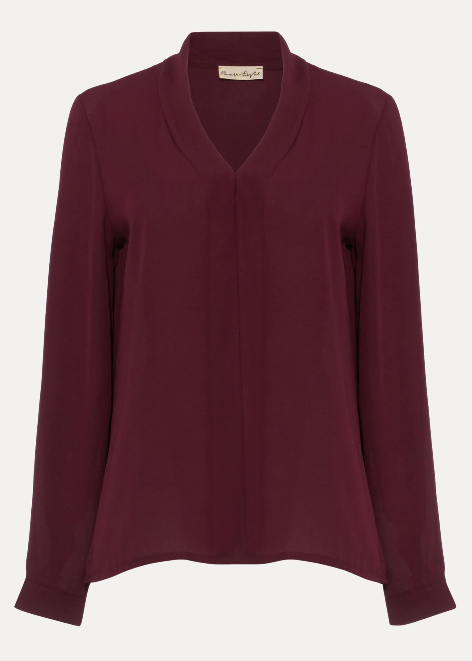 Rowan V-Neck Ruffle Blouse
