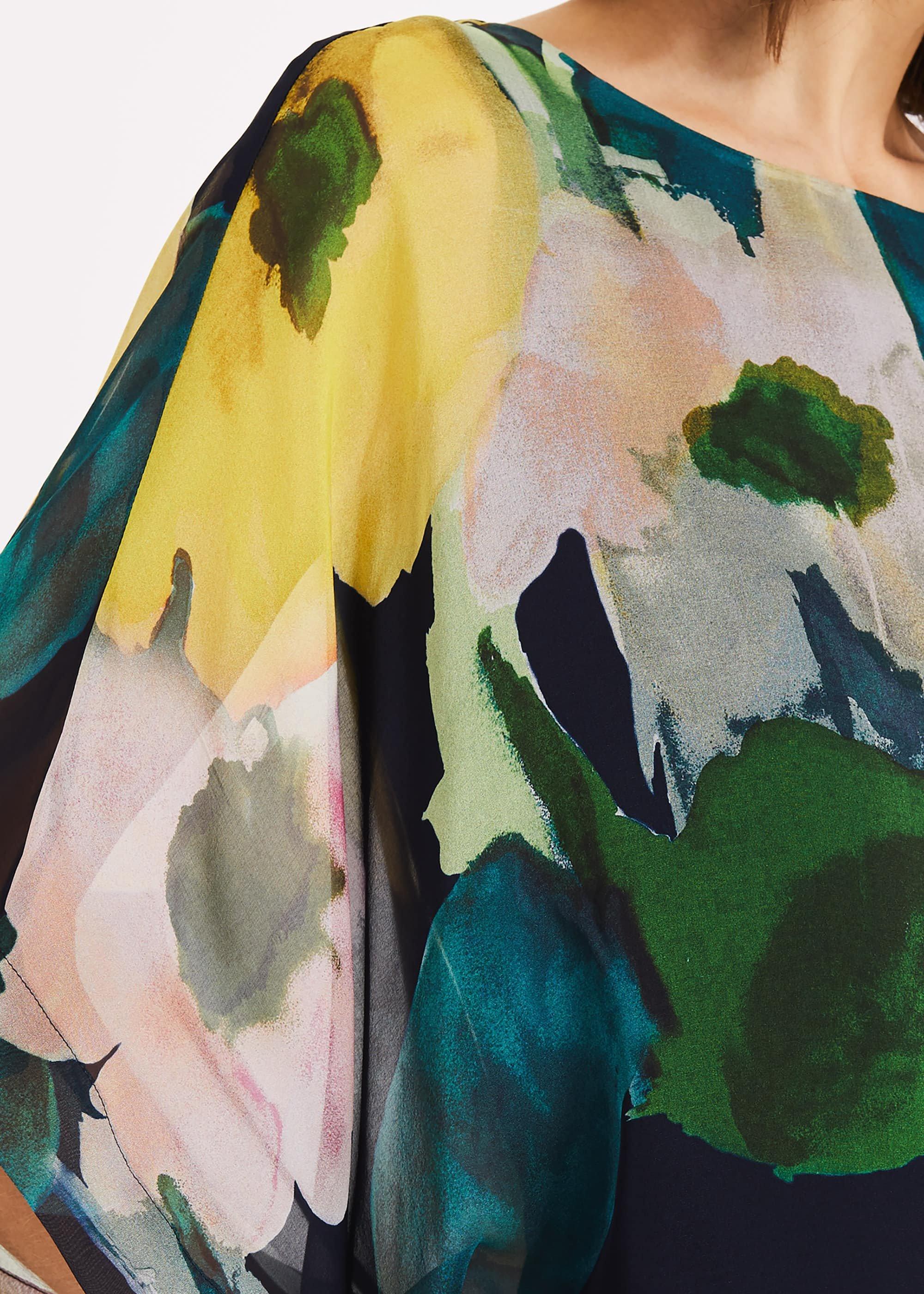 Azana Floral Silk Blouse