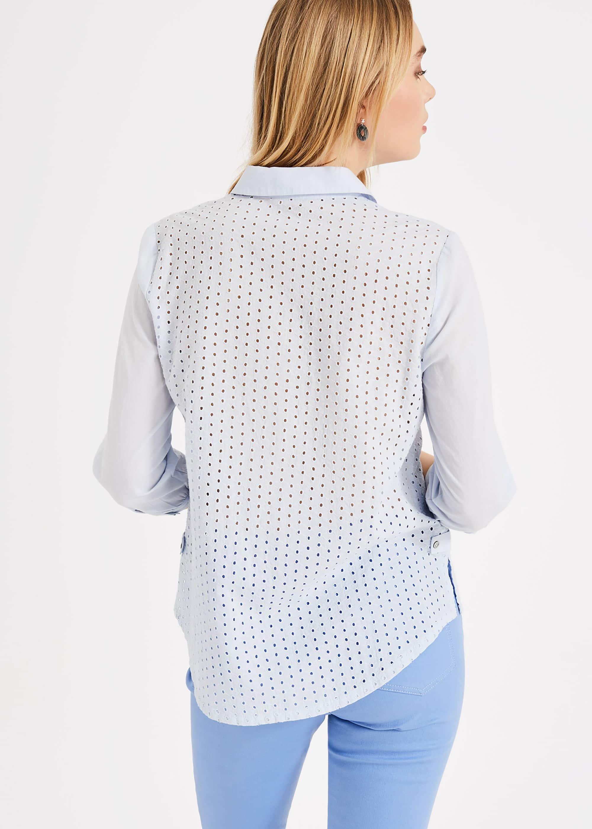 Beda Circle Broidery Shirt